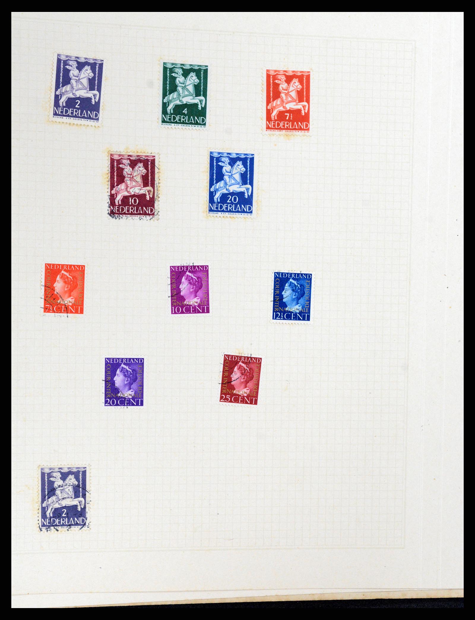 37868 049 - Stamp Collection 37868 Netherlands and territories 1864-1950.