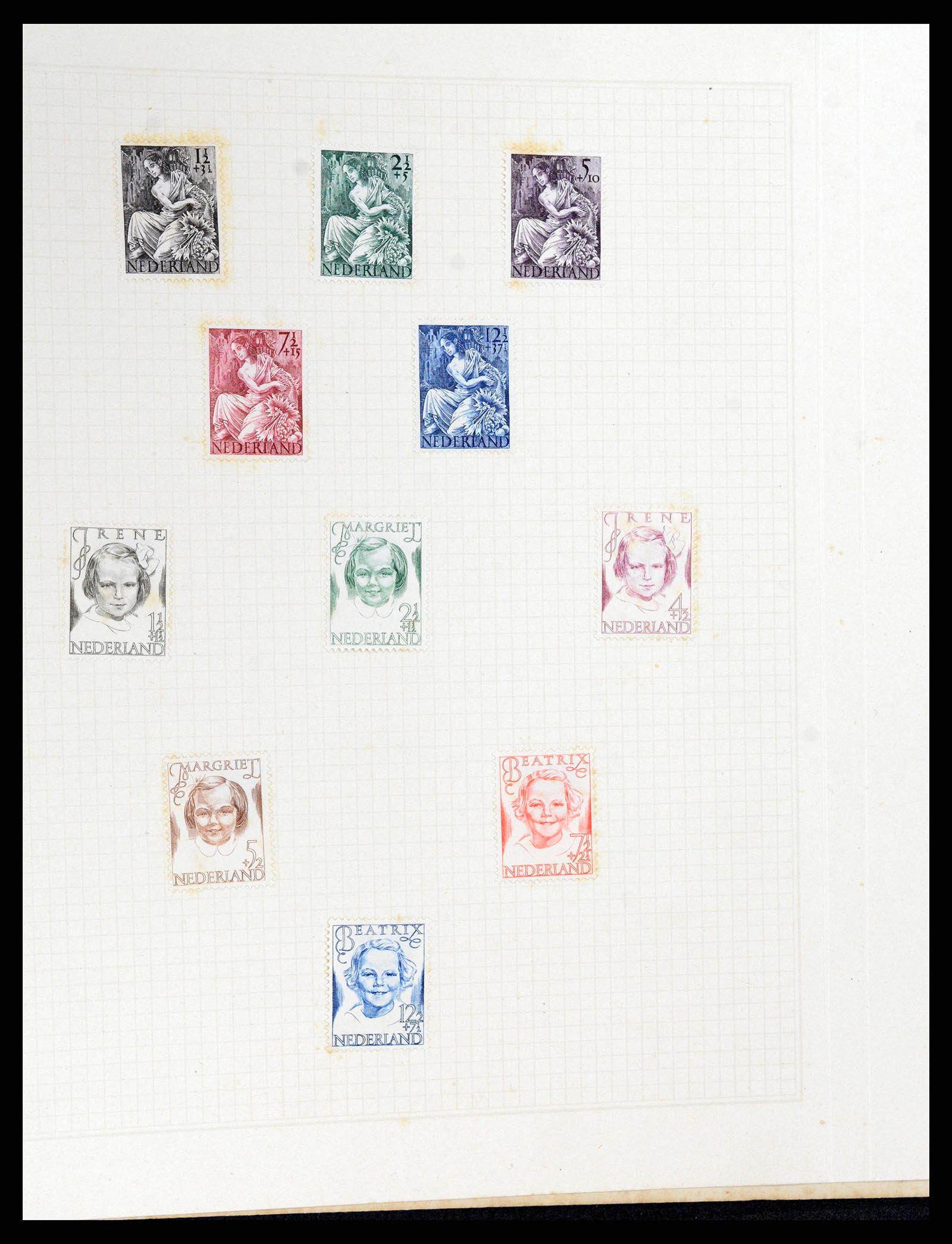 37868 050 - Stamp Collection 37868 Netherlands and territories 1864-1950.