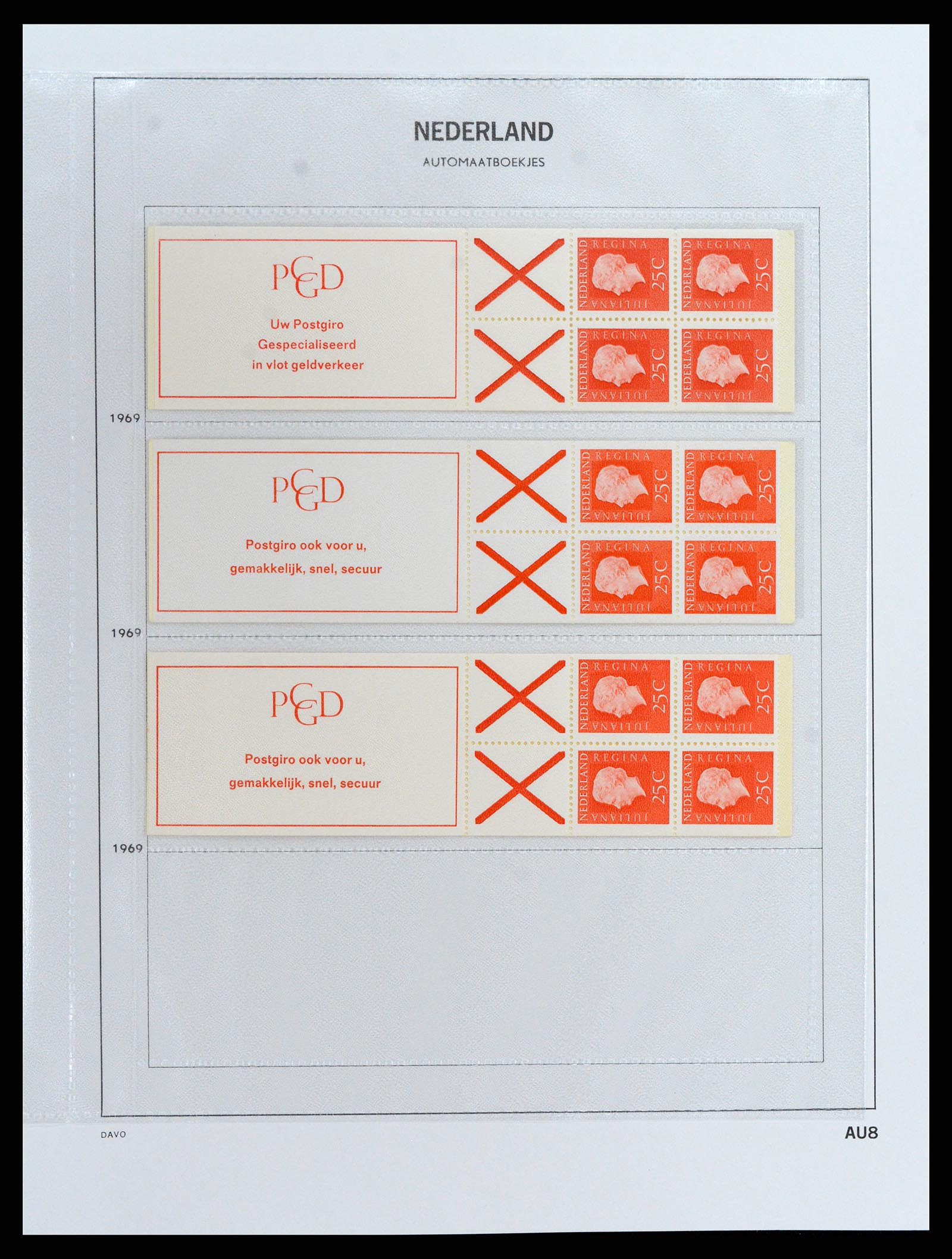 37871 008 - Stamp Collection 37871 Netherlands stampbooklets 1964-2000.