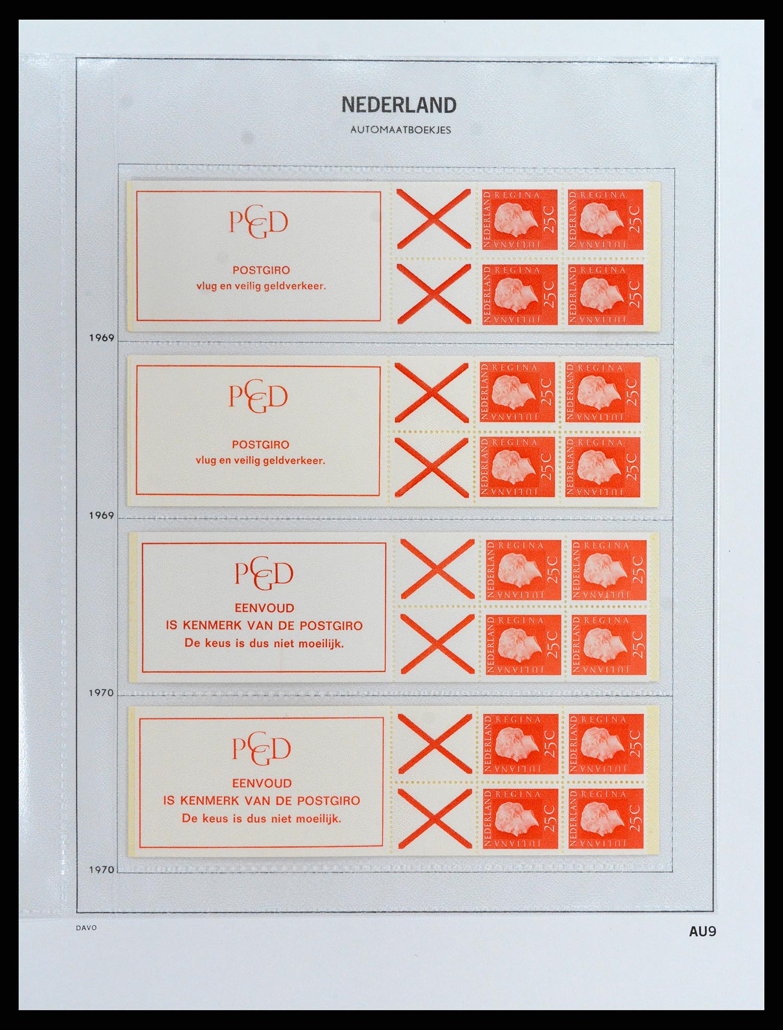 37871 009 - Stamp Collection 37871 Netherlands stampbooklets 1964-2000.