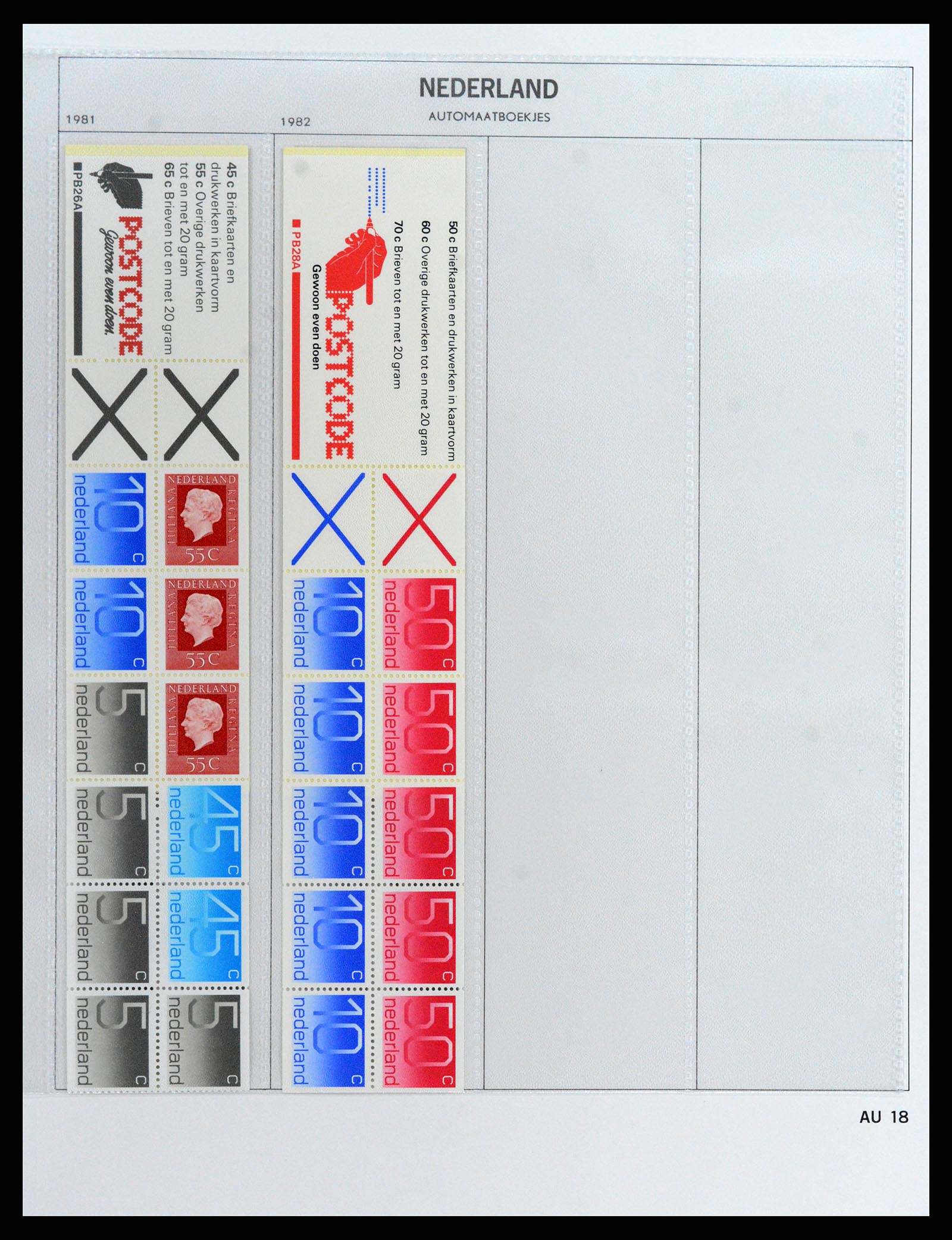 37871 018 - Stamp Collection 37871 Netherlands stampbooklets 1964-2000.