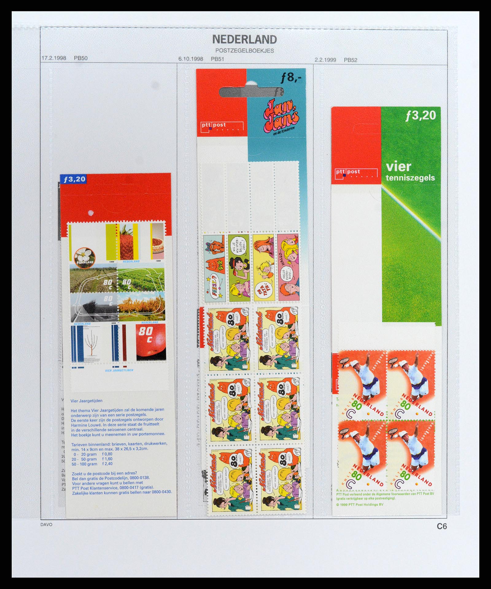 37871 035 - Stamp Collection 37871 Netherlands stampbooklets 1964-2000.