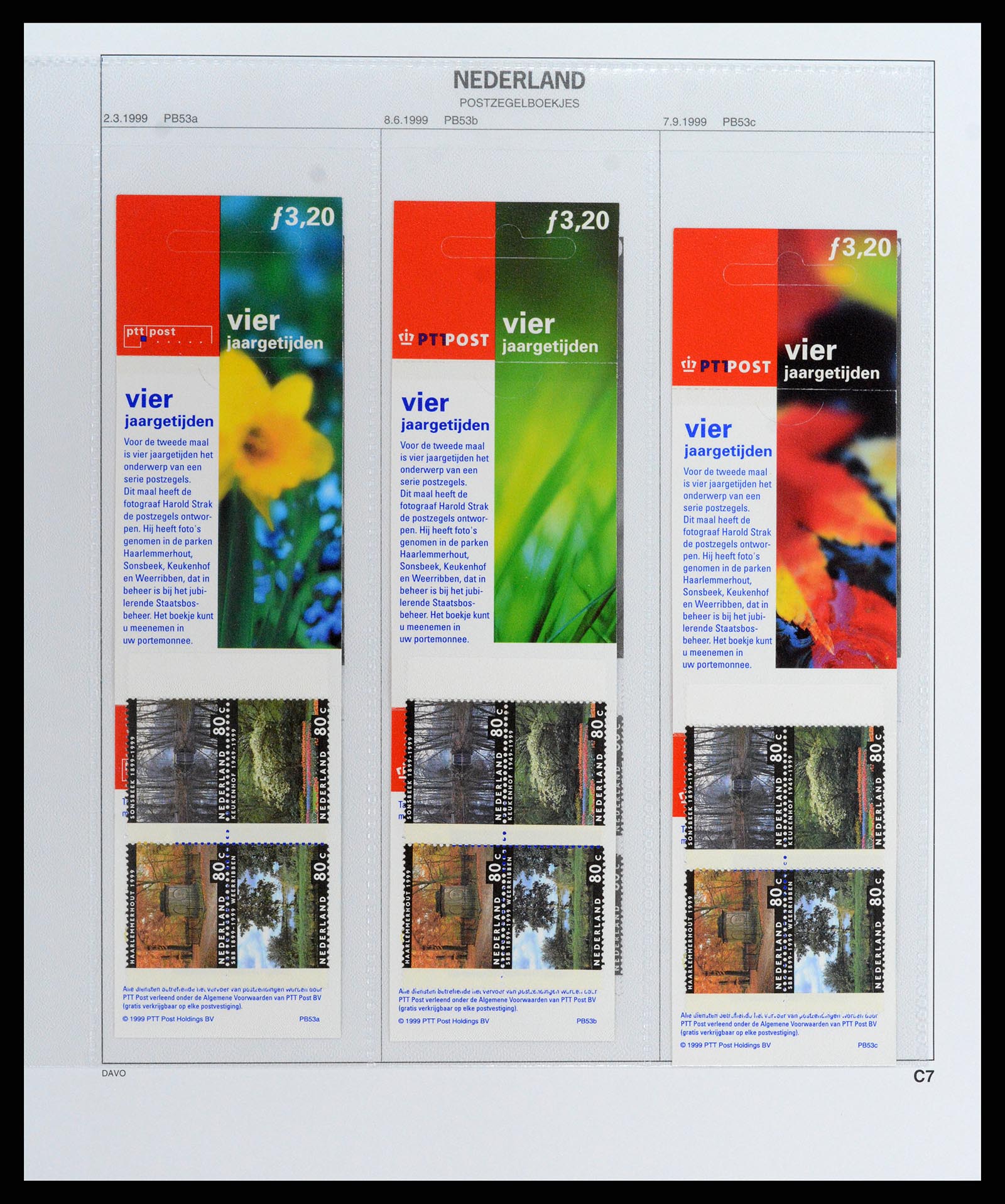 37871 036 - Stamp Collection 37871 Netherlands stampbooklets 1964-2000.