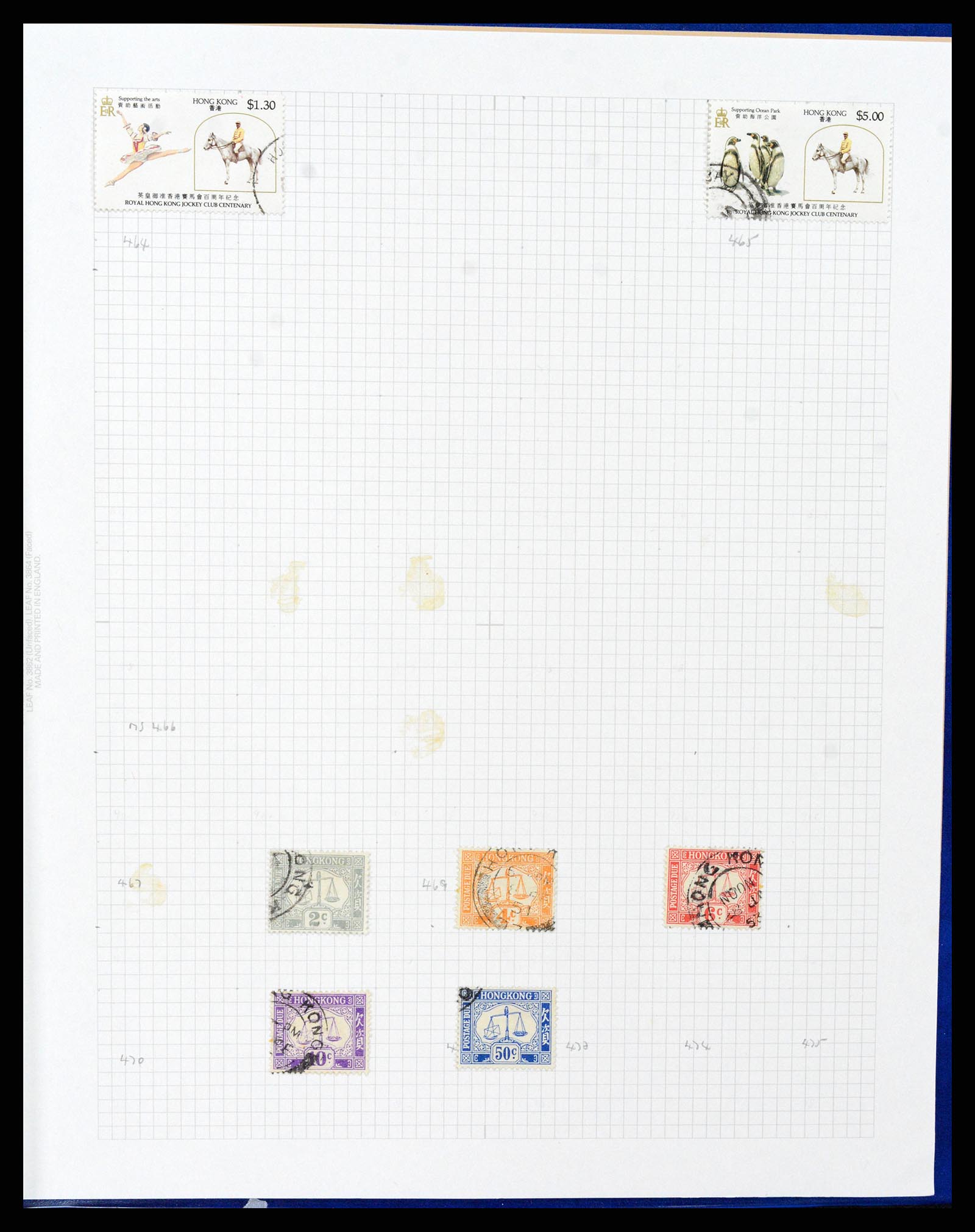 37876 019 - Stamp Collection 37876 Hong Kong 1937-1984.
