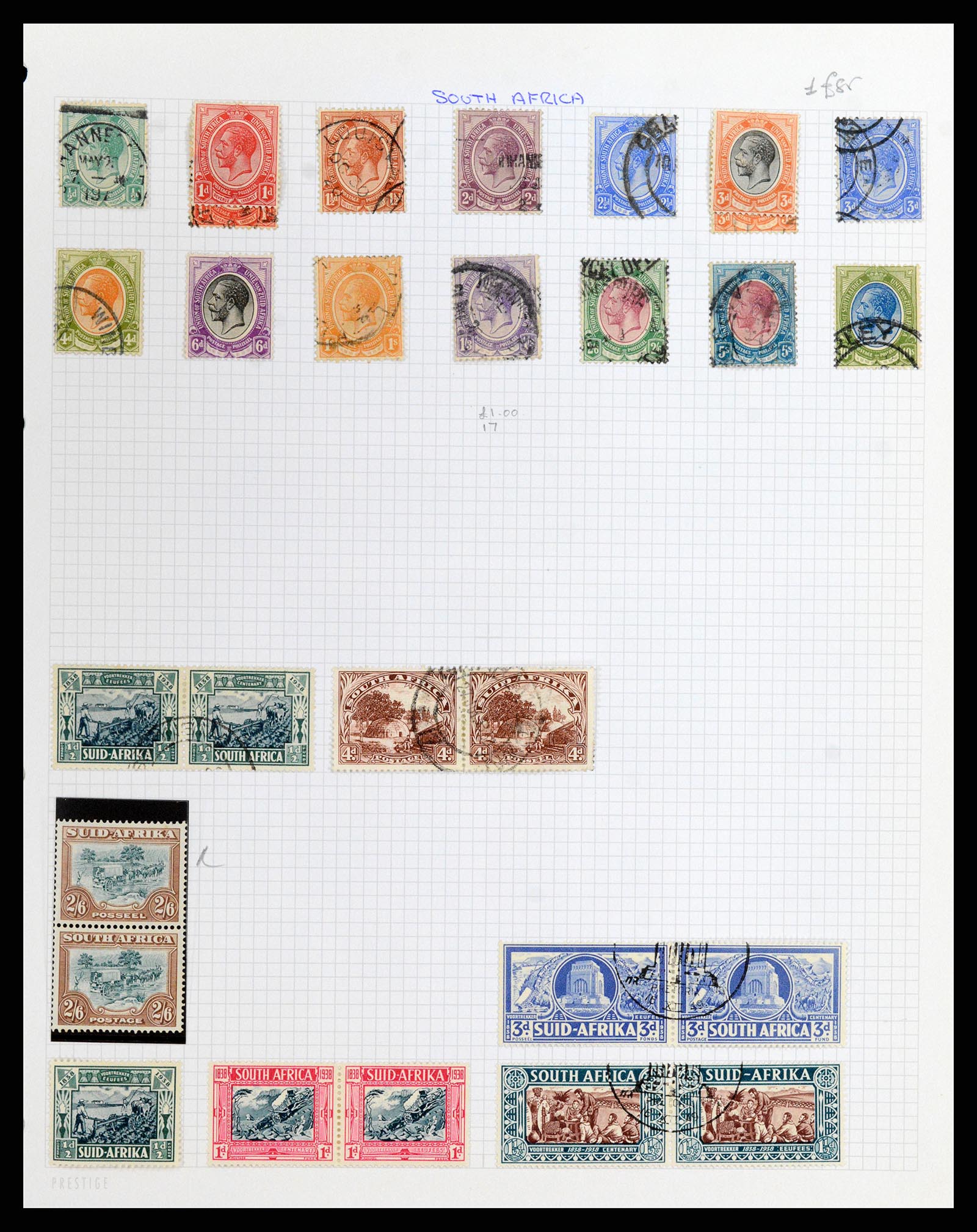 37877 002 - Stamp Collection 37877 Zuid Afrika 1910-2000.