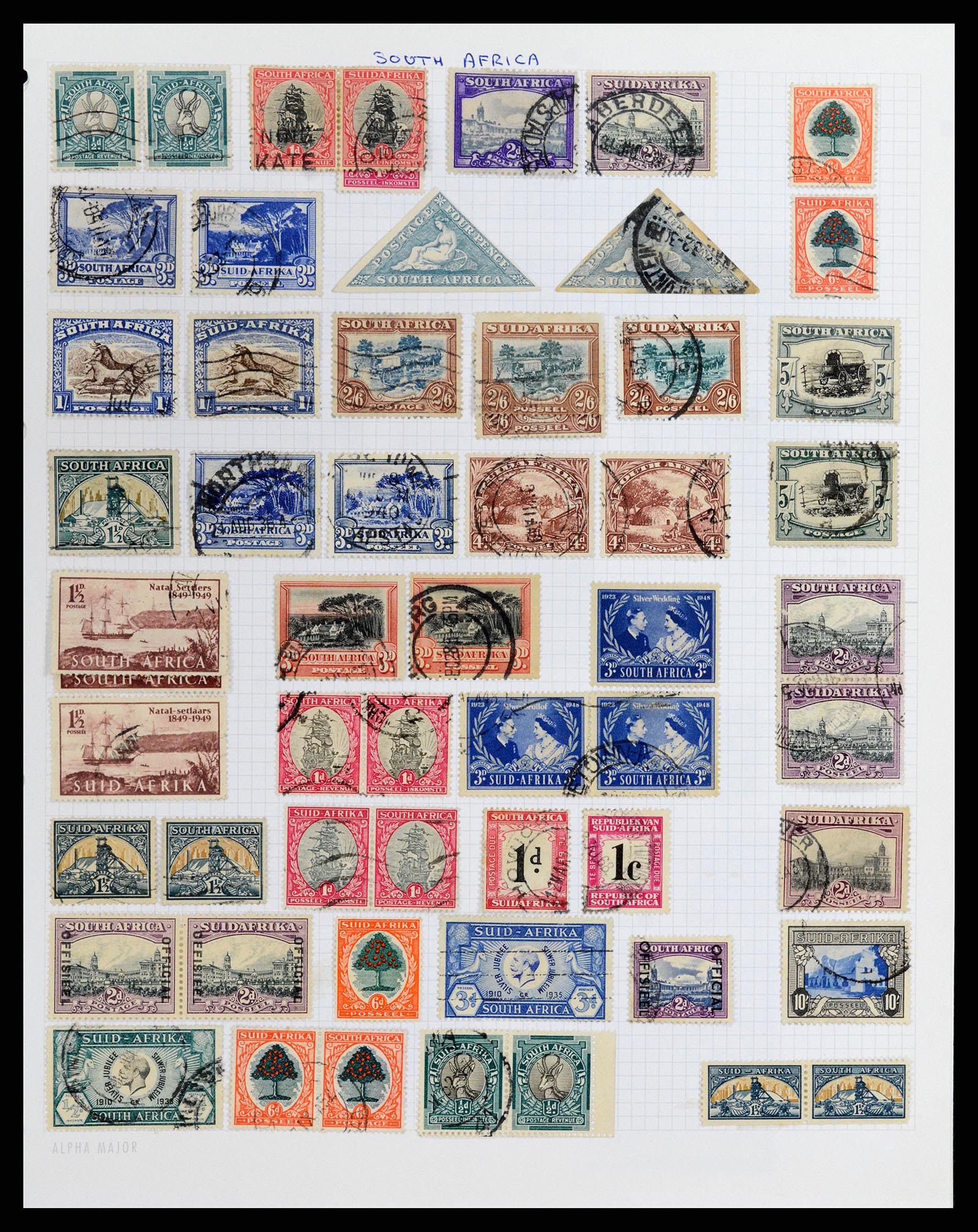 37877 003 - Stamp Collection 37877 Zuid Afrika 1910-2000.