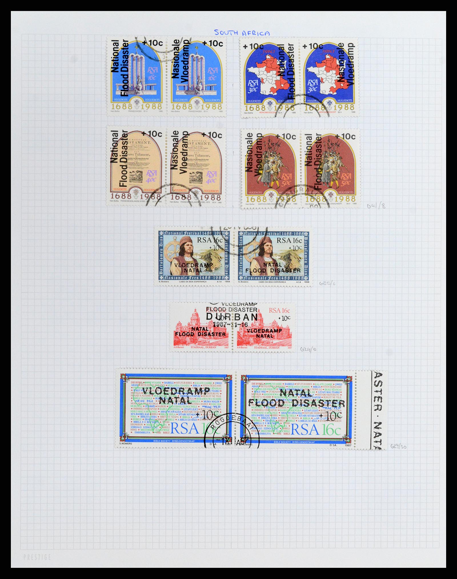 37877 006 - Stamp Collection 37877 Zuid Afrika 1910-2000.