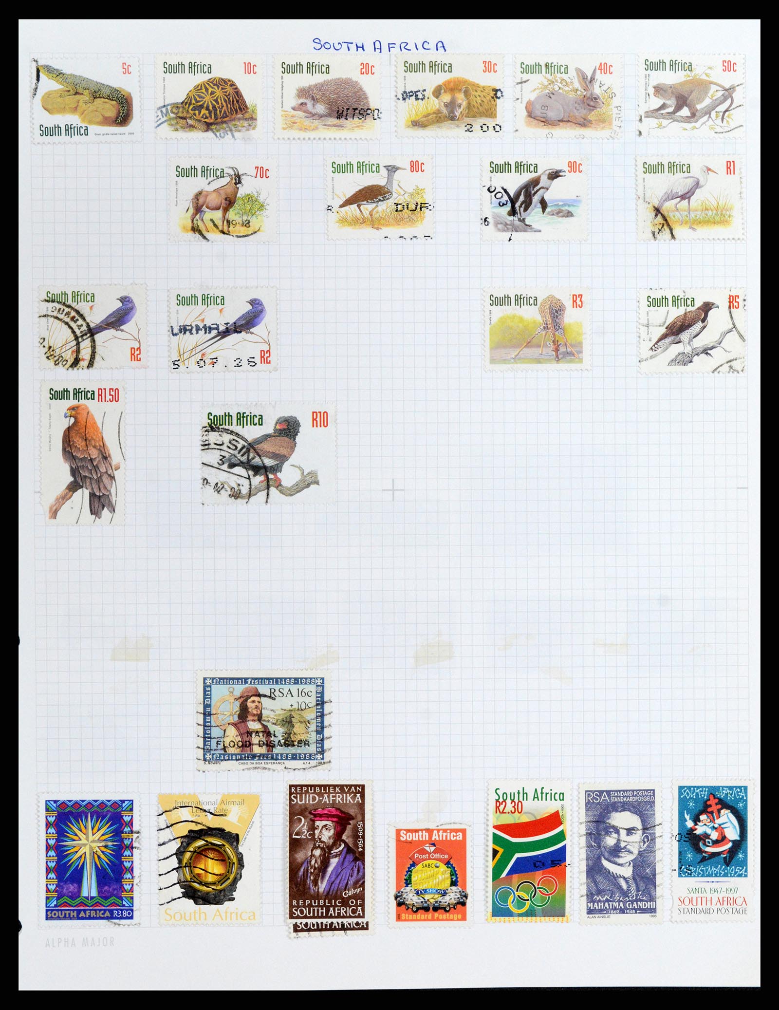37877 015 - Stamp Collection 37877 Zuid Afrika 1910-2000.