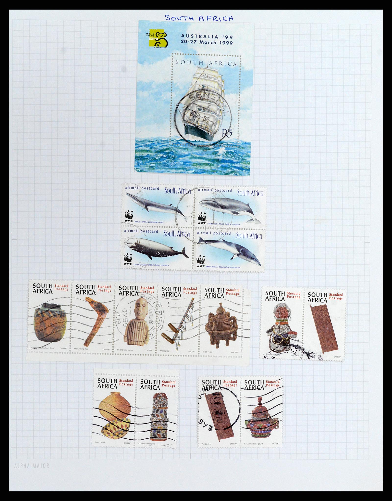 37877 020 - Stamp Collection 37877 Zuid Afrika 1910-2000.