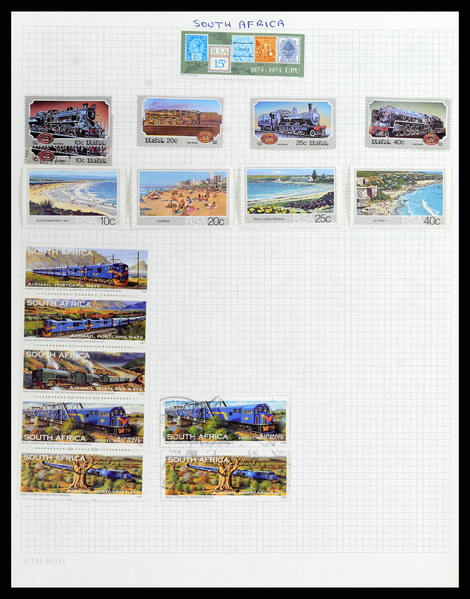 37877 027 - Stamp Collection 37877 Zuid Afrika 1910-2000.