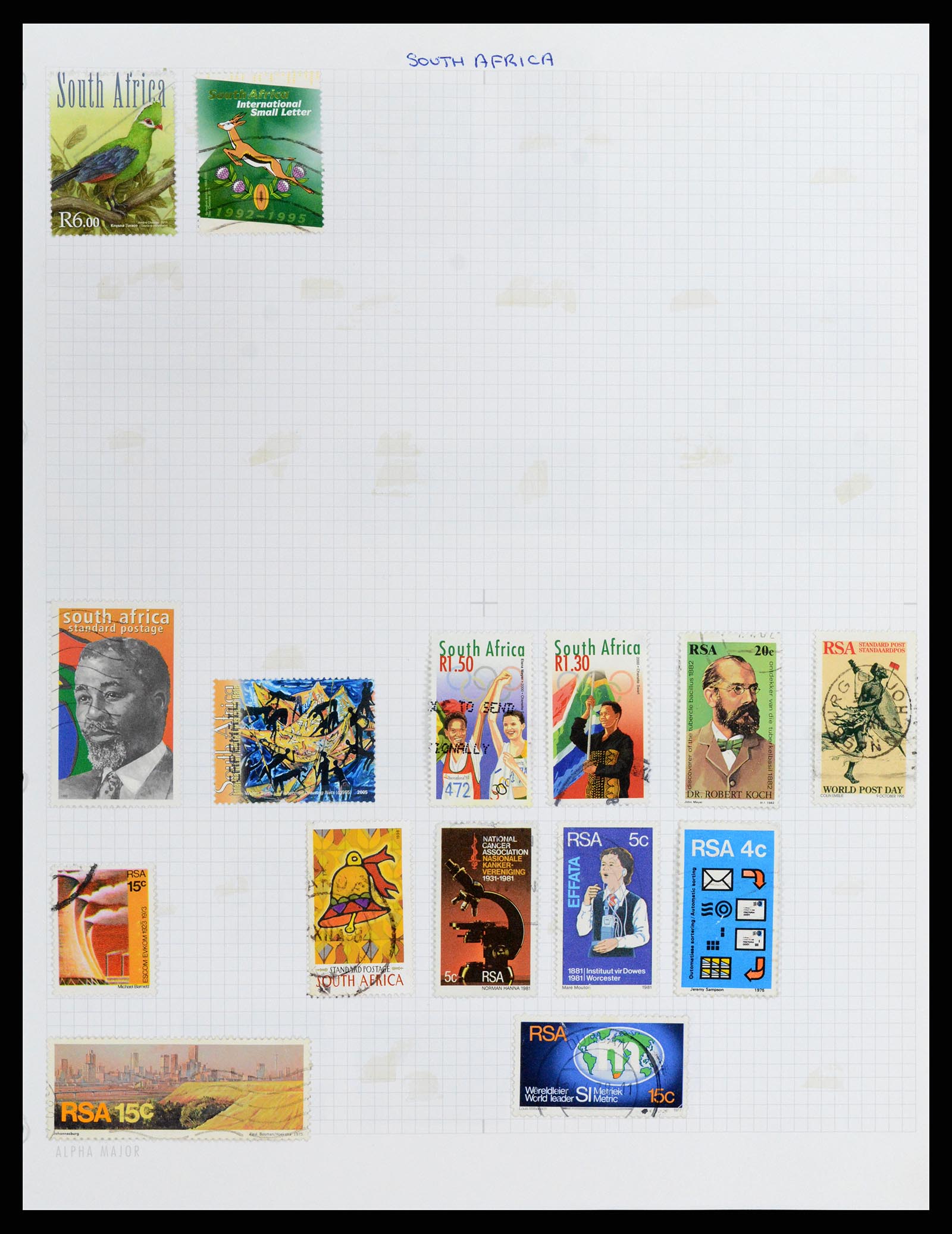 37877 032 - Stamp Collection 37877 Zuid Afrika 1910-2000.
