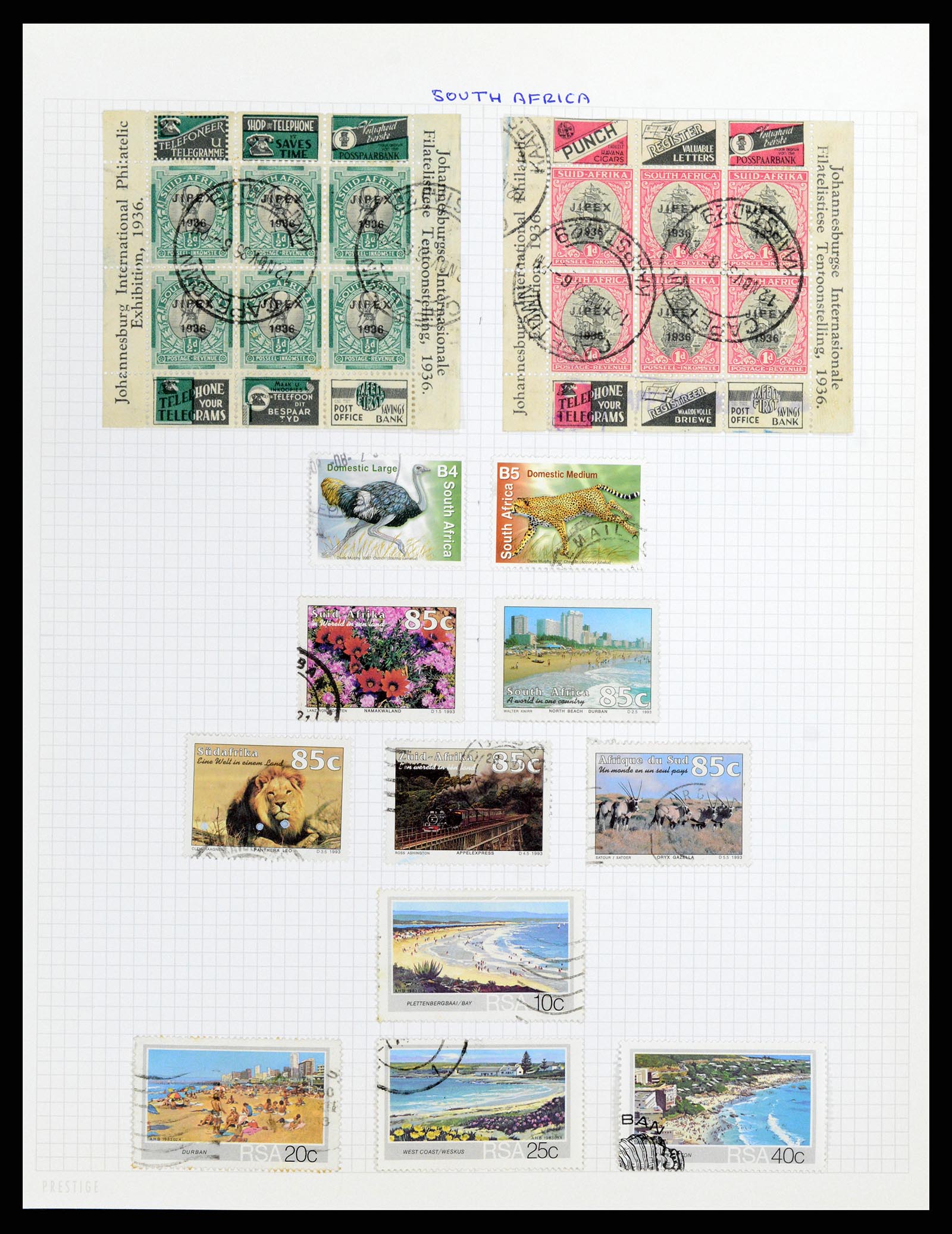 37877 039 - Stamp Collection 37877 Zuid Afrika 1910-2000.