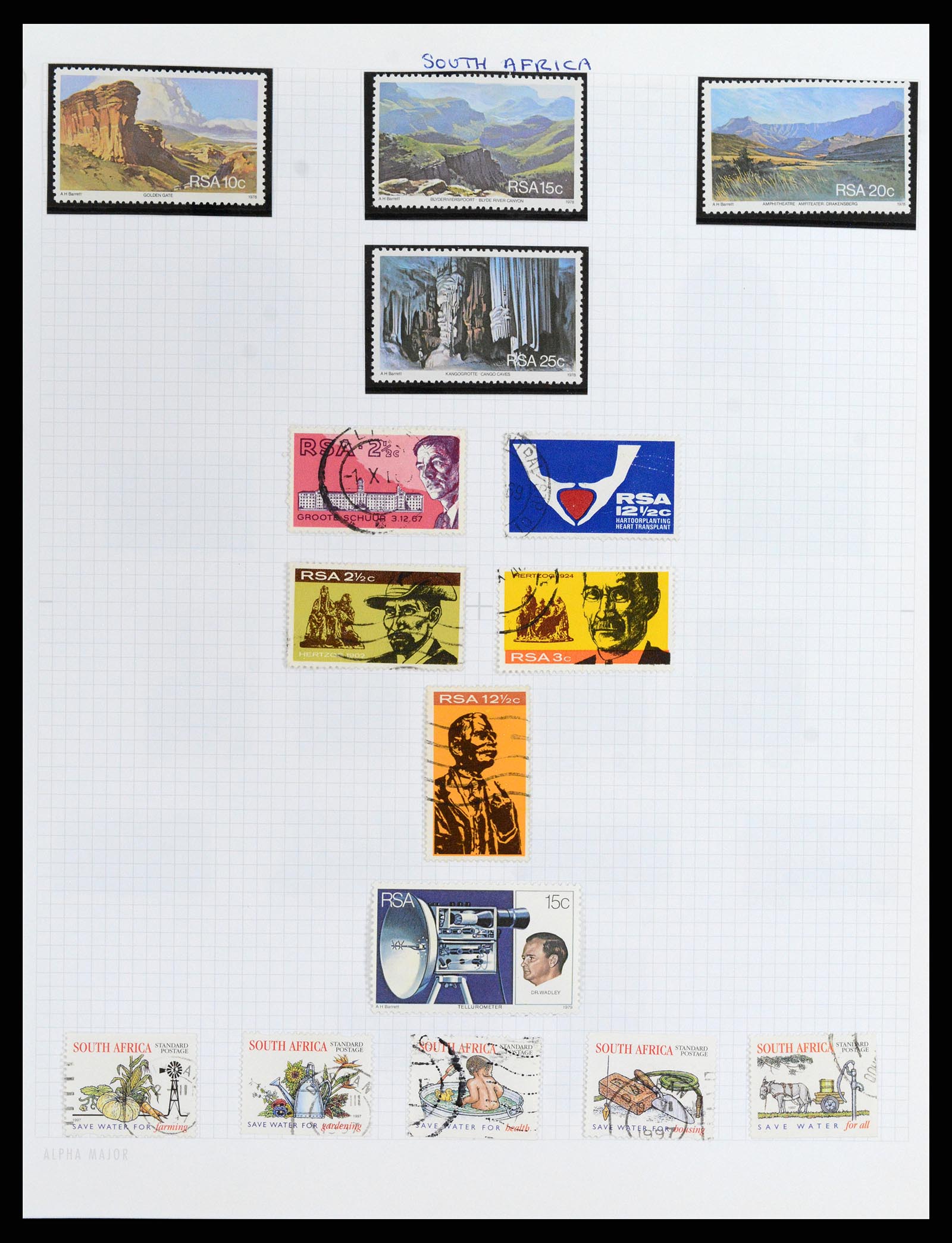 37877 042 - Stamp Collection 37877 Zuid Afrika 1910-2000.