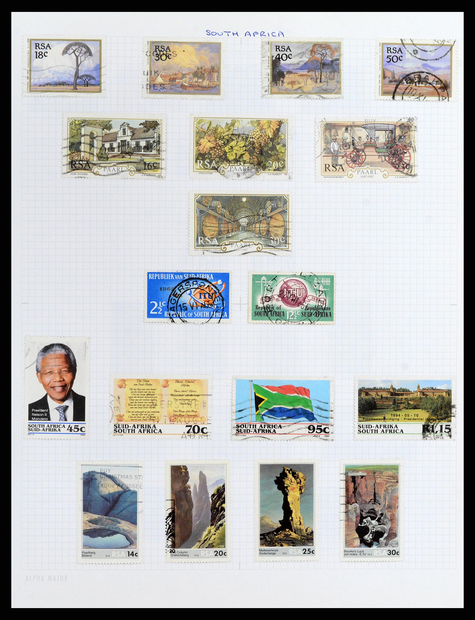 37877 046 - Stamp Collection 37877 Zuid Afrika 1910-2000.