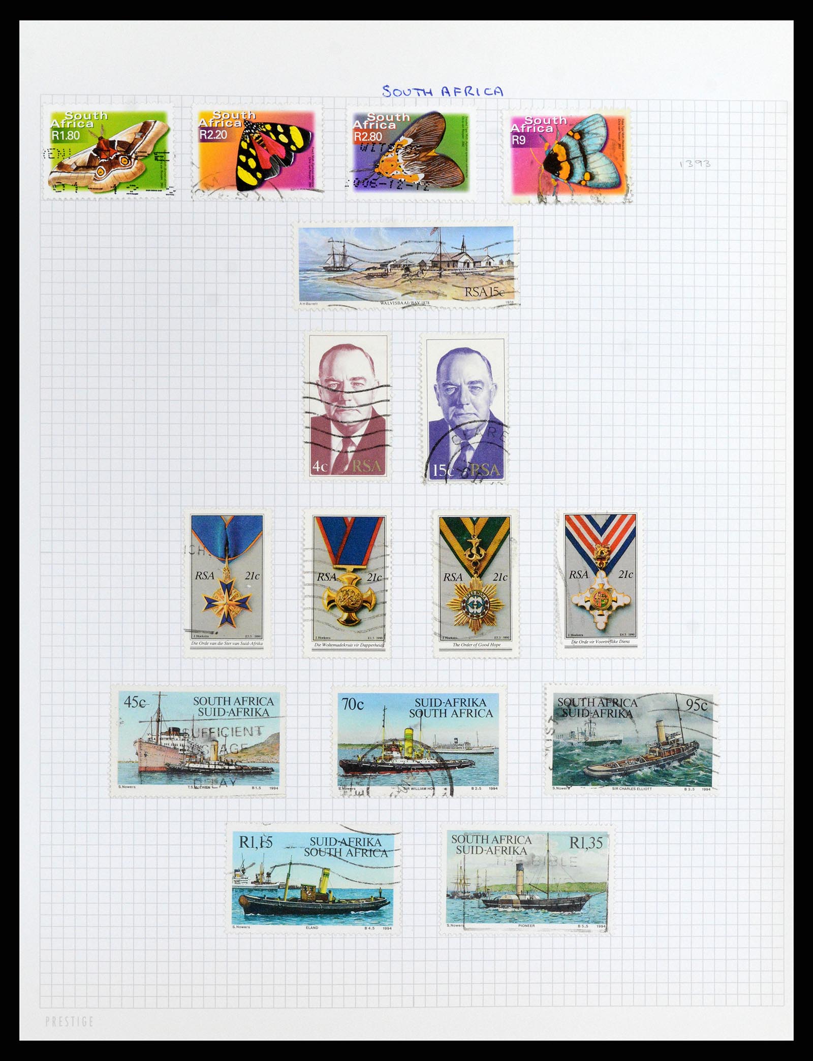 37877 047 - Stamp Collection 37877 Zuid Afrika 1910-2000.