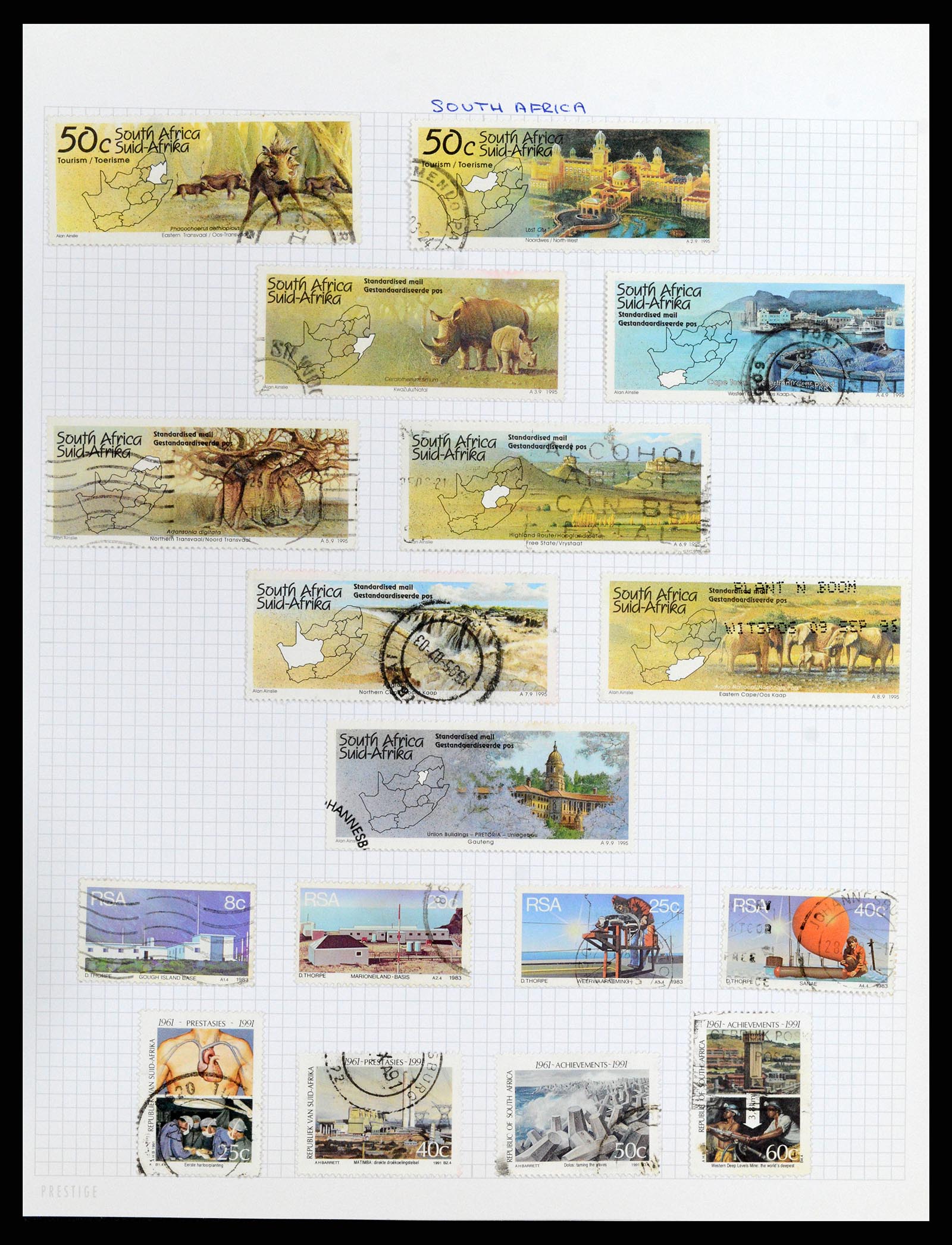 37877 049 - Stamp Collection 37877 Zuid Afrika 1910-2000.