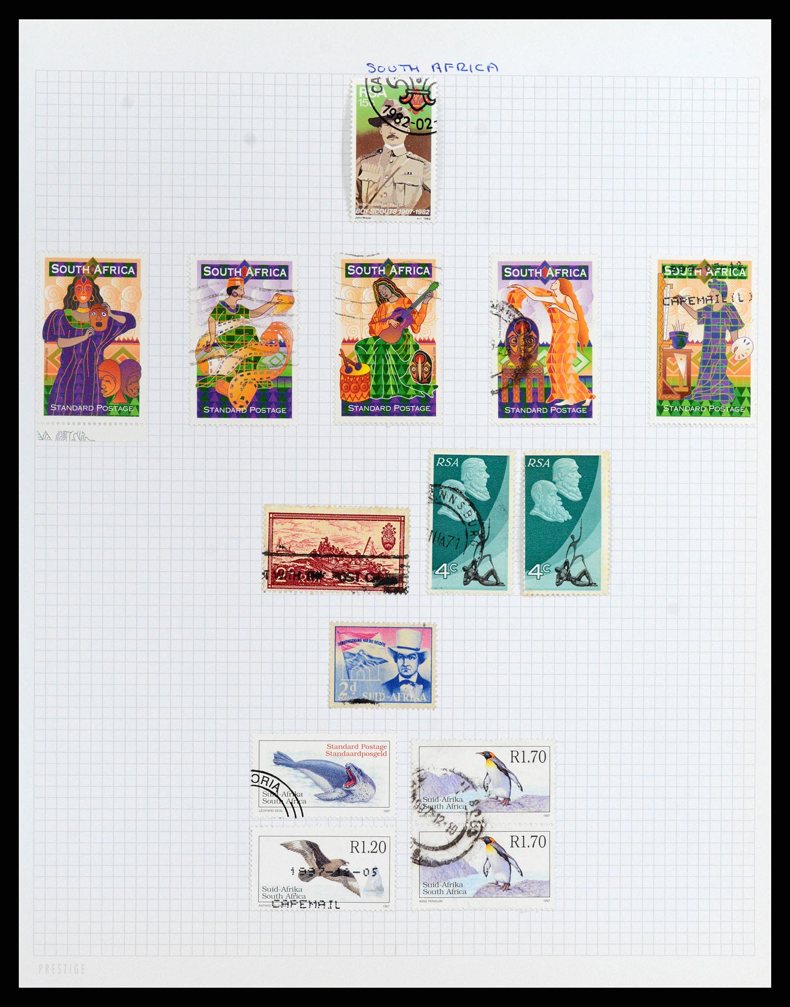 37877 053 - Stamp Collection 37877 Zuid Afrika 1910-2000.
