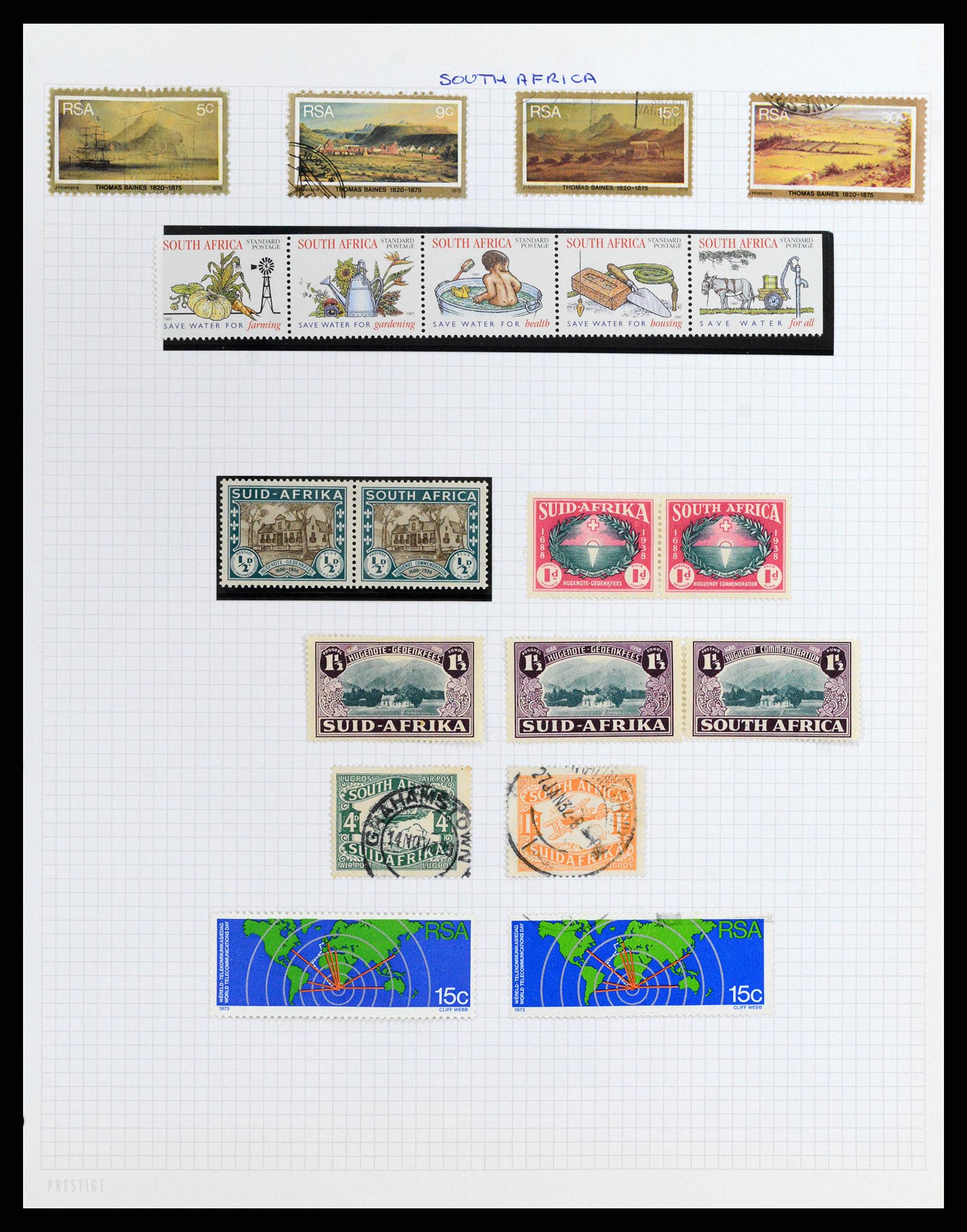 37877 059 - Stamp Collection 37877 Zuid Afrika 1910-2000.