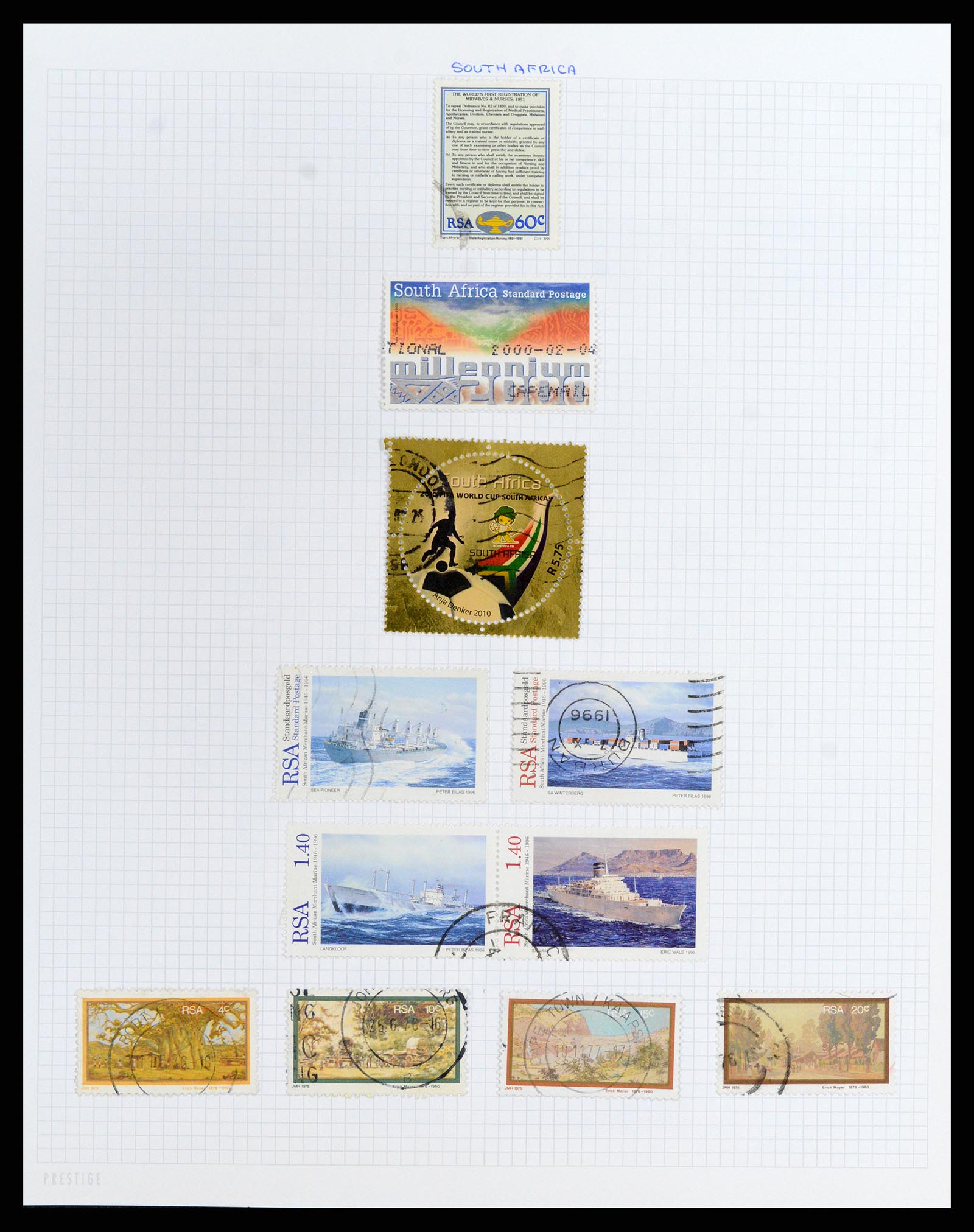 37877 063 - Stamp Collection 37877 Zuid Afrika 1910-2000.