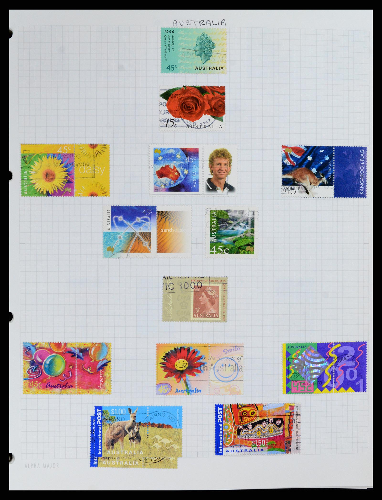 37883 019 - Postzegelverzameling 37883 Australië 1913-2015.