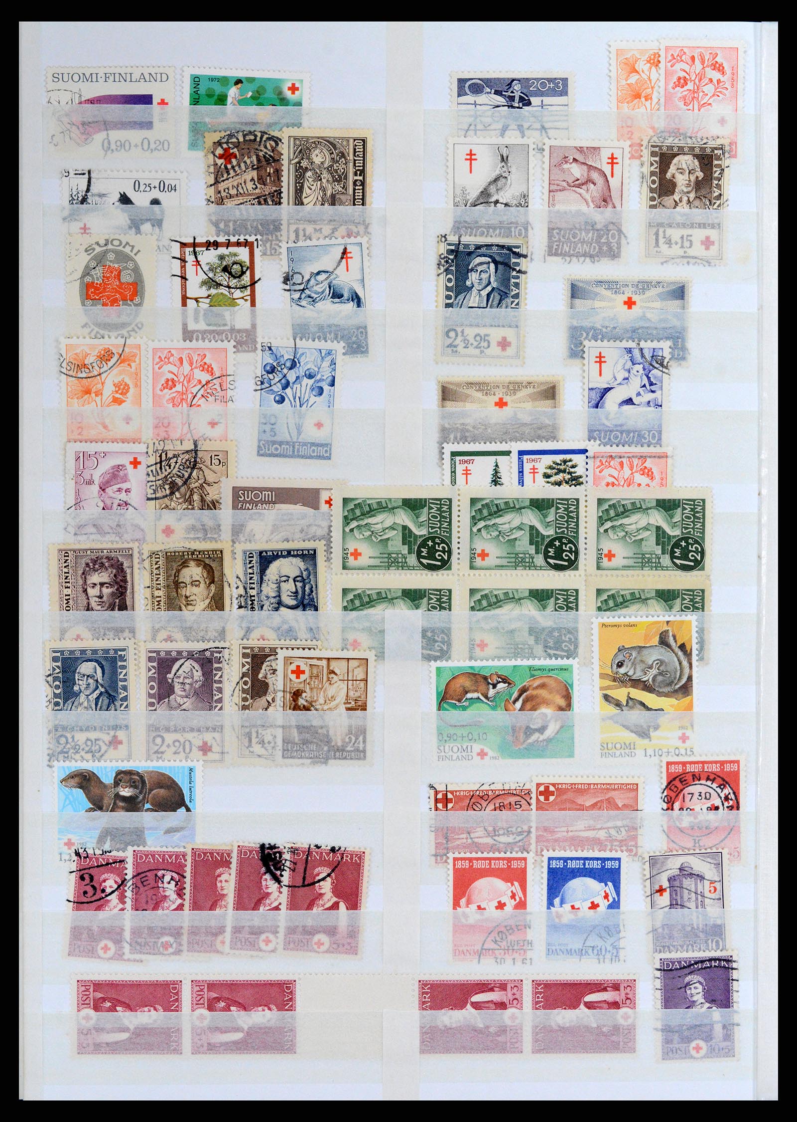 37885 005 - Postzegelverzameling 37885 Motief Rode Kruis 1906-2000.