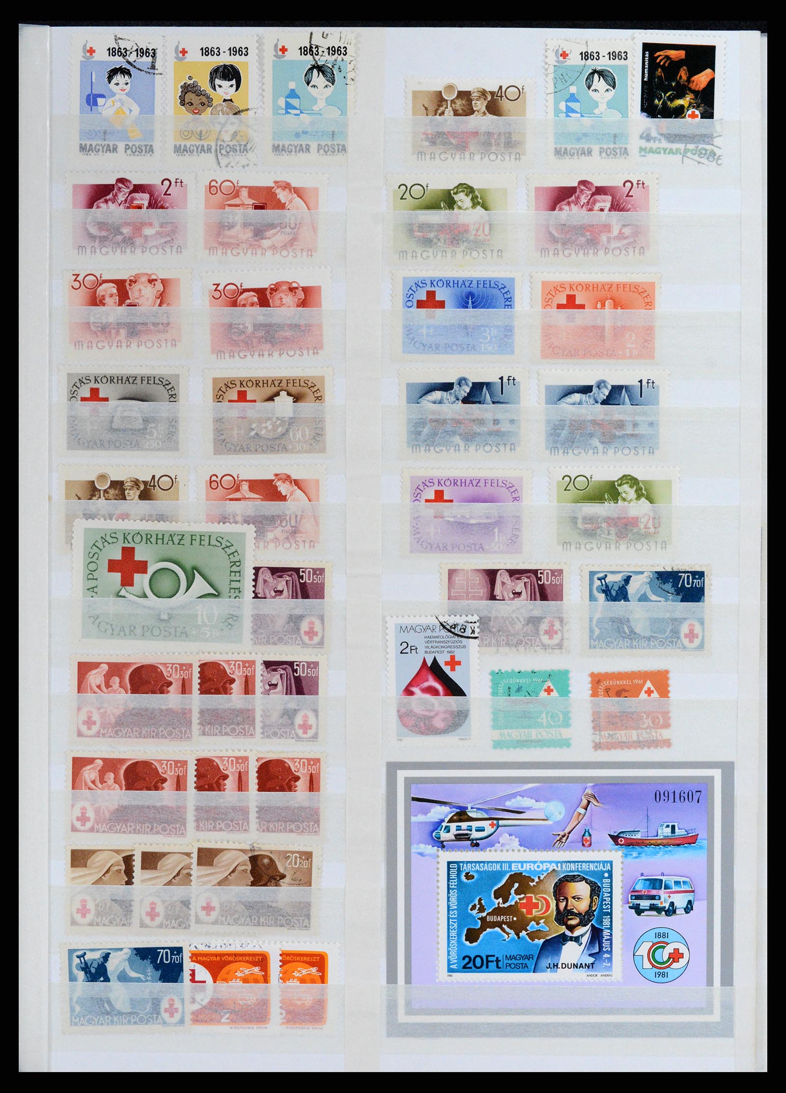 37885 010 - Postzegelverzameling 37885 Motief Rode Kruis 1906-2000.