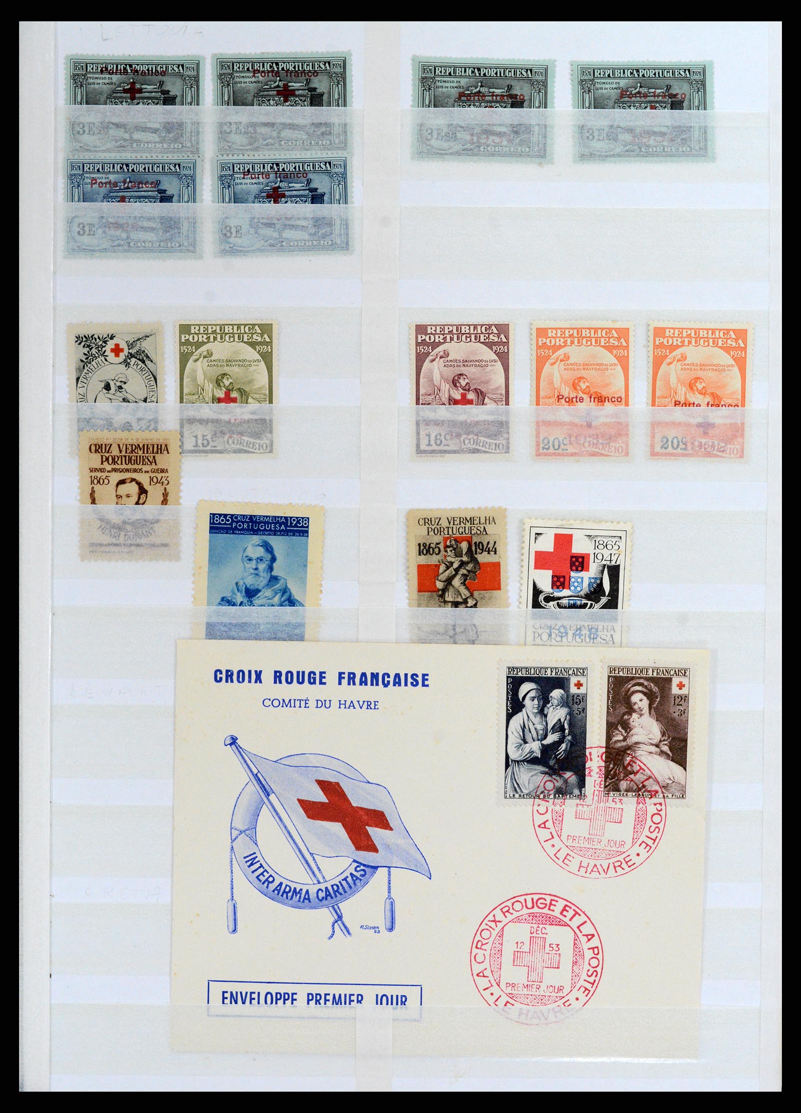 37885 014 - Postzegelverzameling 37885 Motief Rode Kruis 1906-2000.
