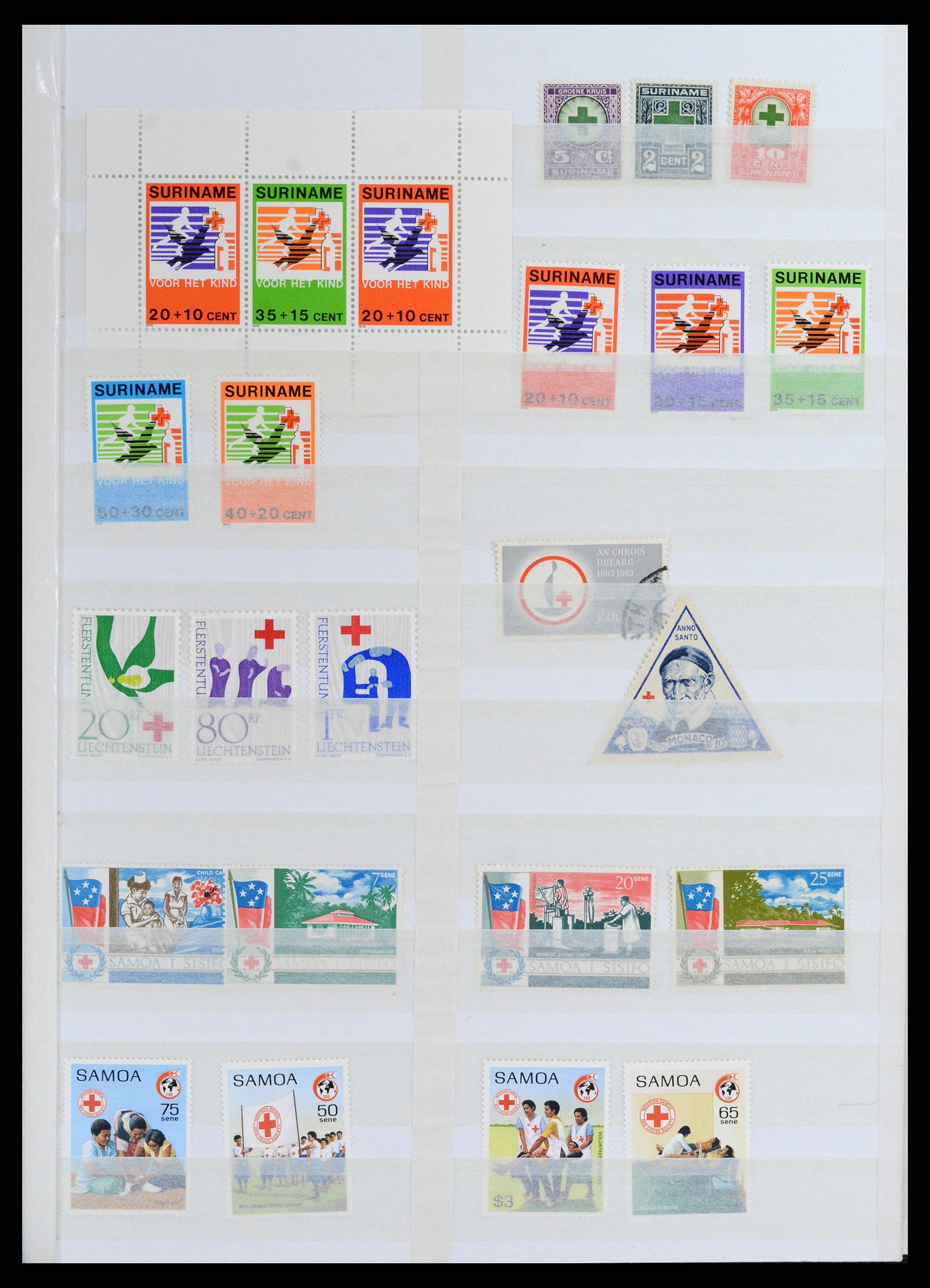 37885 016 - Postzegelverzameling 37885 Motief Rode Kruis 1906-2000.