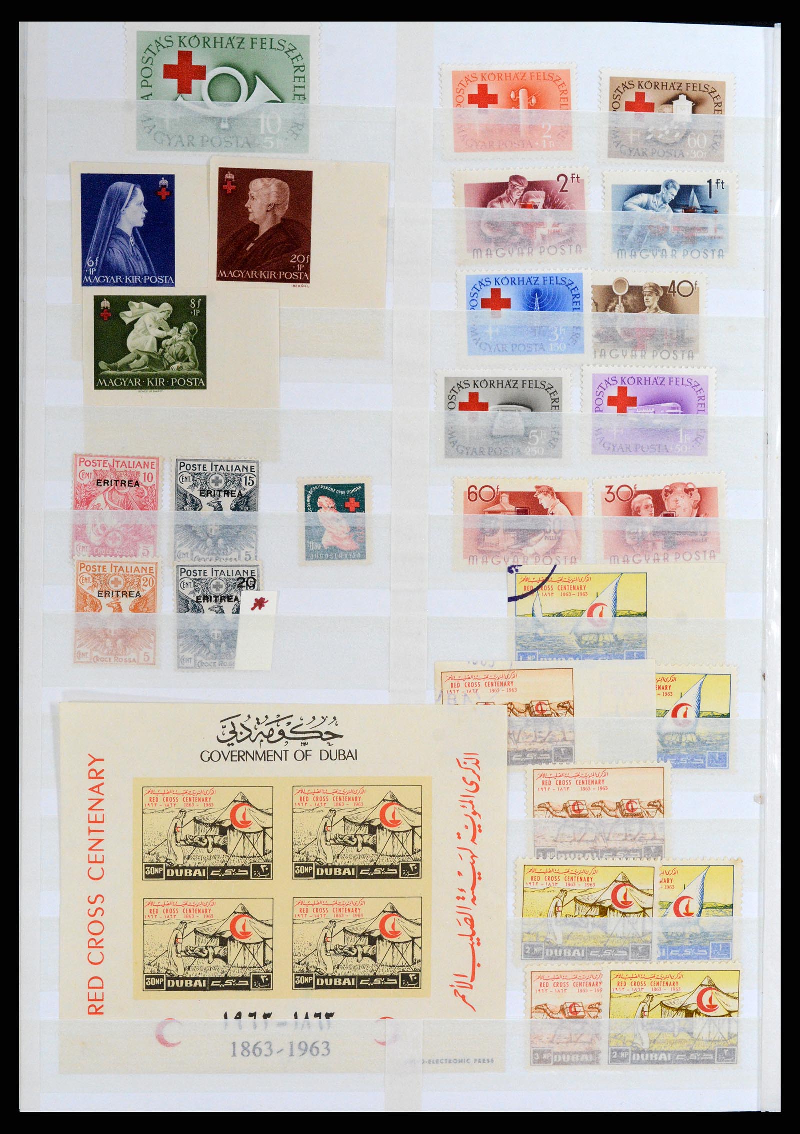 37885 043 - Postzegelverzameling 37885 Motief Rode Kruis 1906-2000.