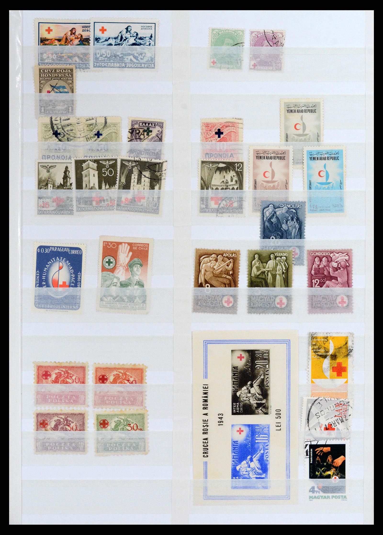 37885 044 - Postzegelverzameling 37885 Motief Rode Kruis 1906-2000.