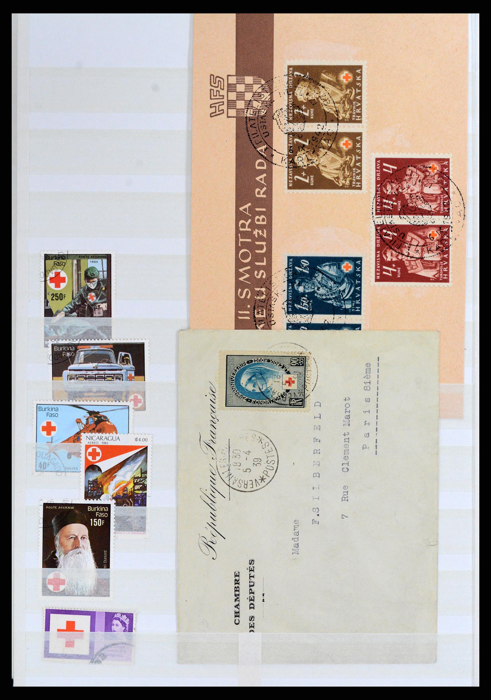 37885 047 - Postzegelverzameling 37885 Motief Rode Kruis 1906-2000.