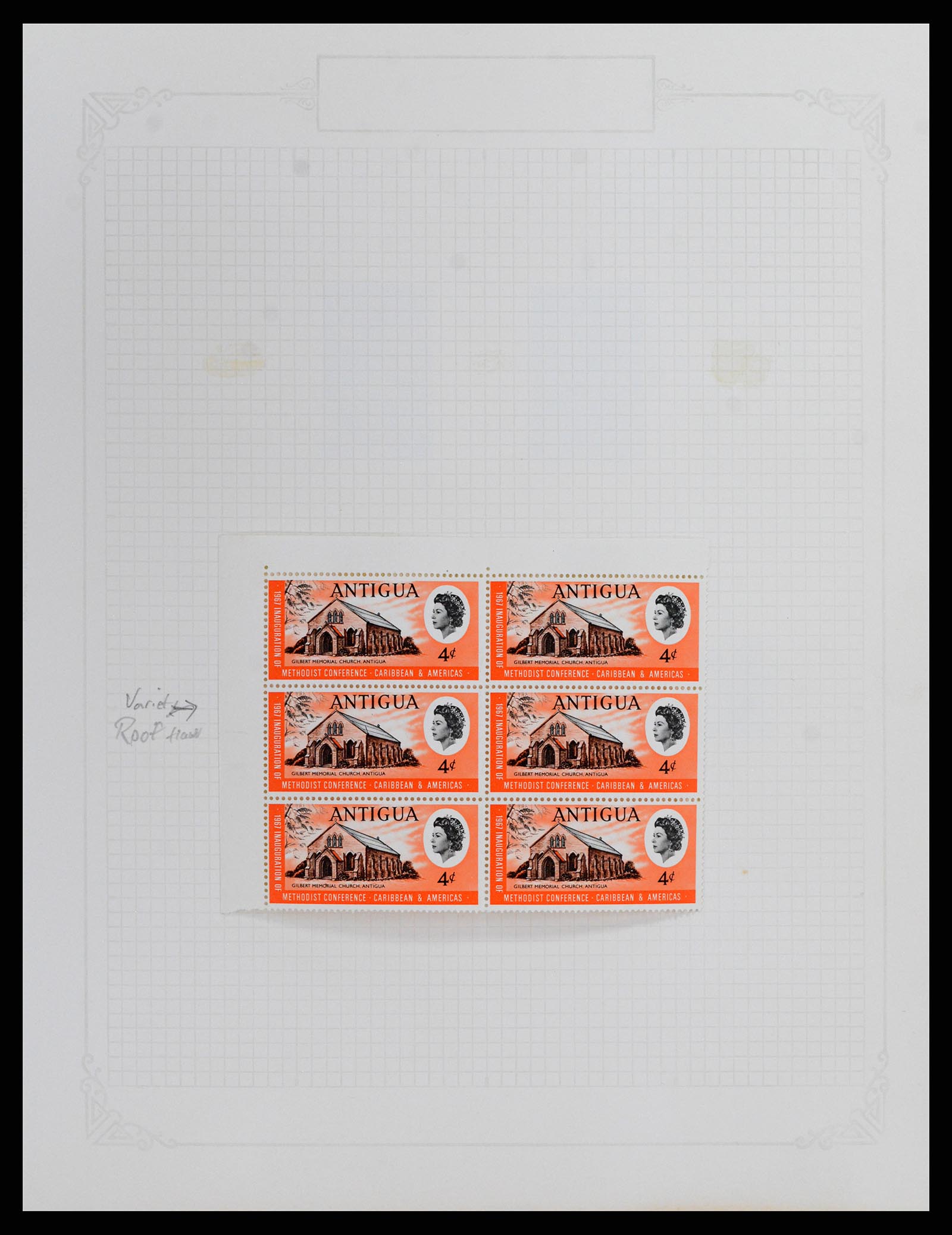 37886 026 - Stamp Collection 37886 Antigua 1937-1970.