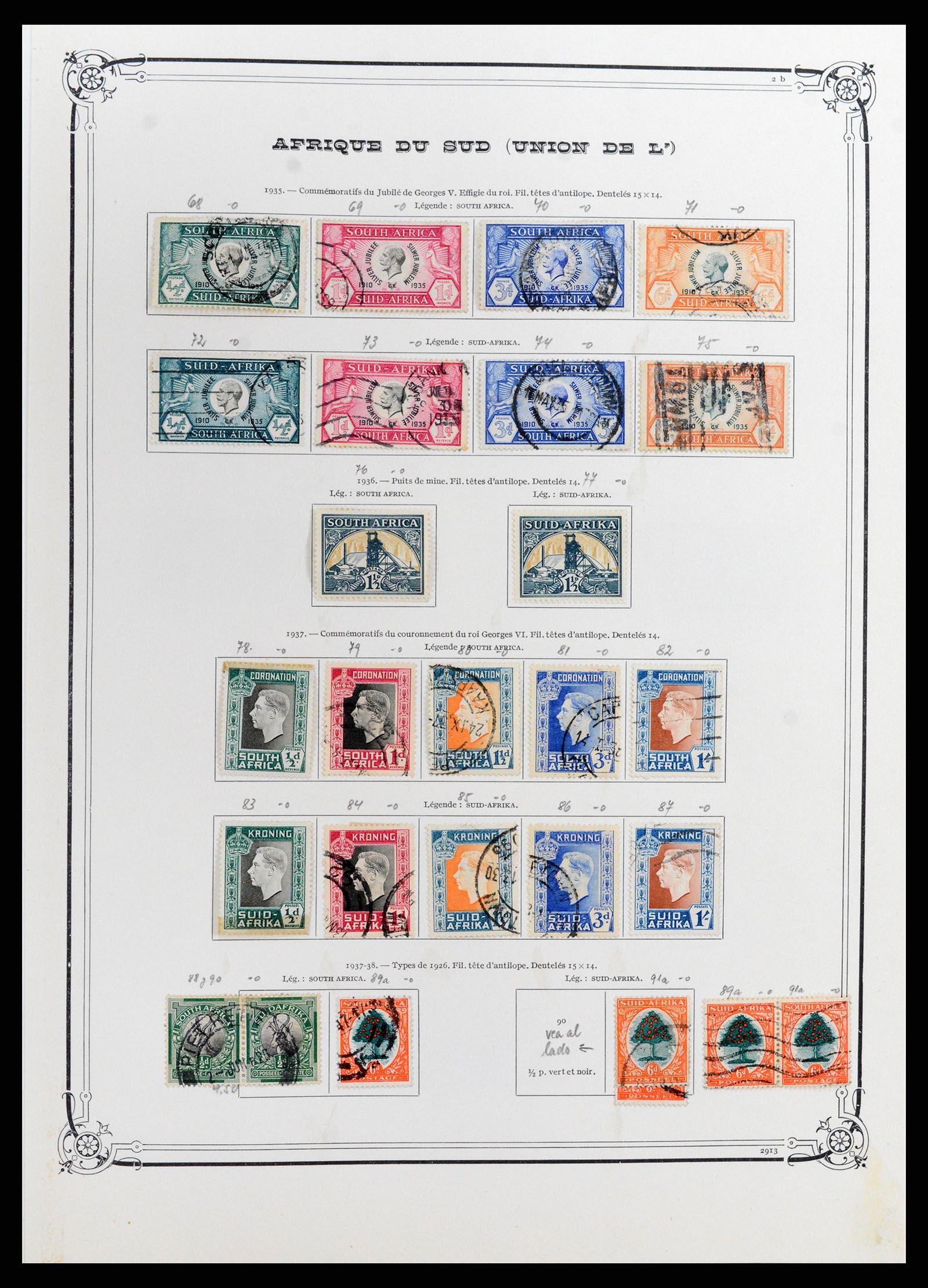37891 004 - Stamp Collection 37891 South Africa and territories 1910-1980.