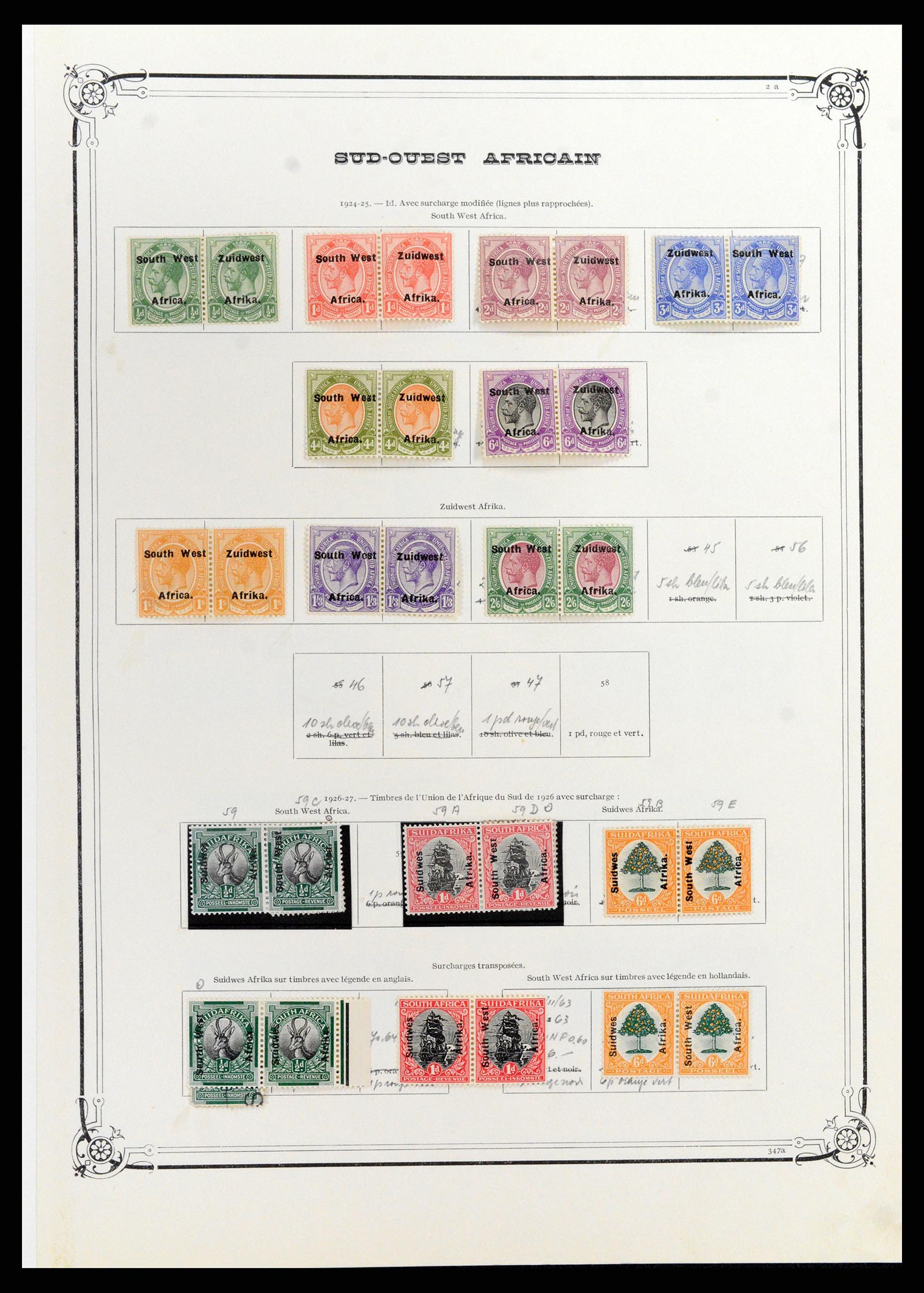 37891 065 - Stamp Collection 37891 South Africa and territories 1910-1980.