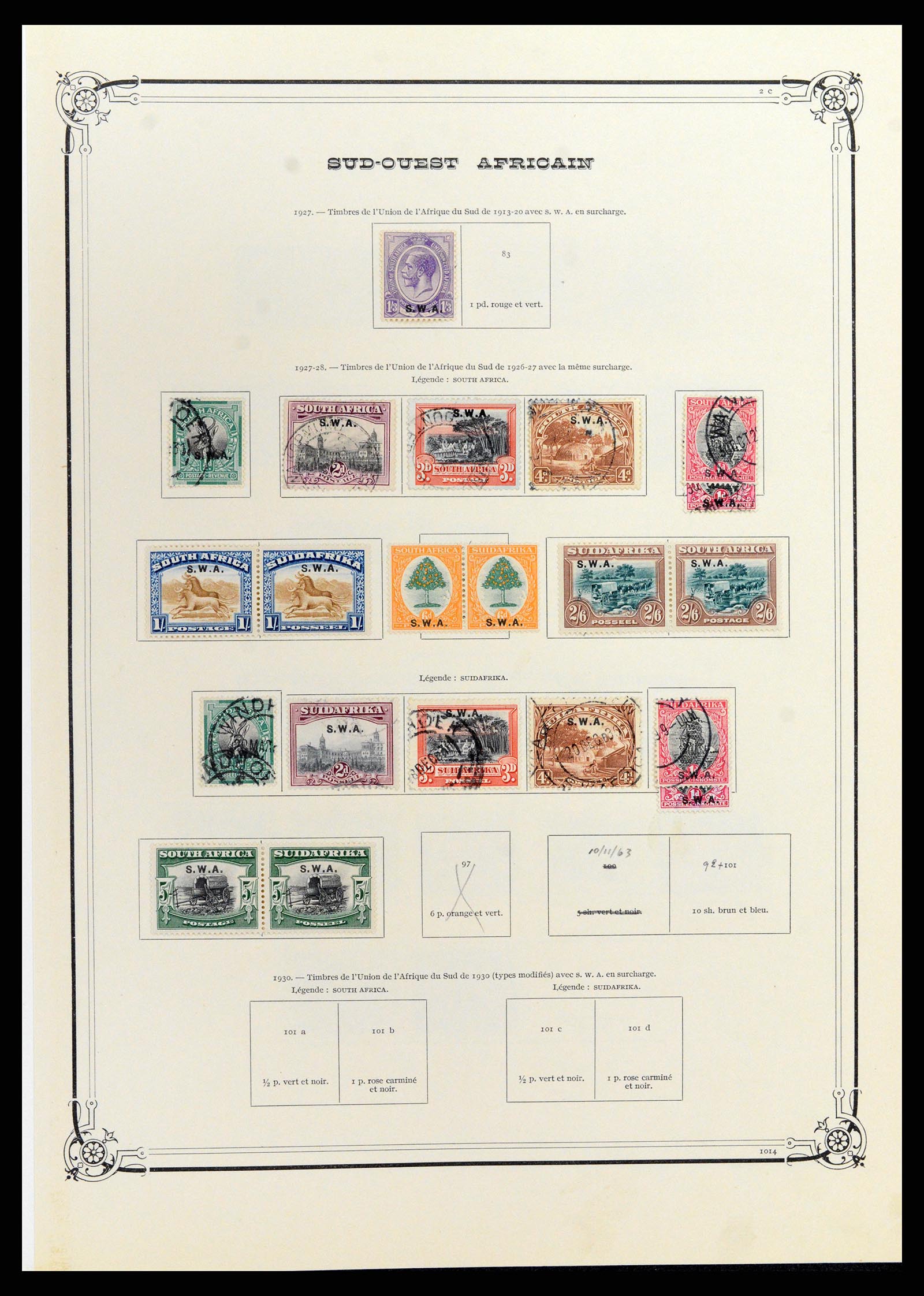 37891 067 - Stamp Collection 37891 South Africa and territories 1910-1980.