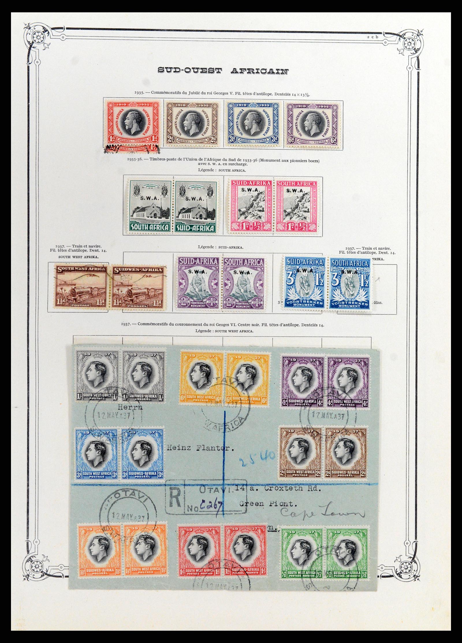 37891 069 - Stamp Collection 37891 South Africa and territories 1910-1980.