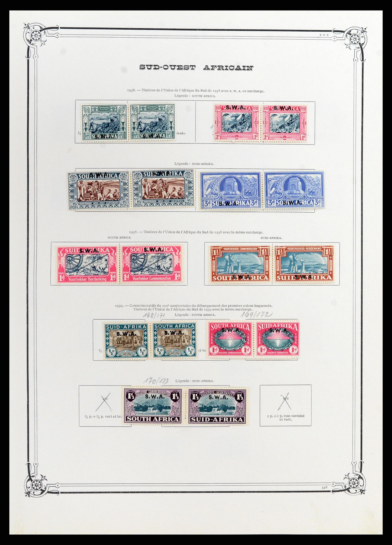 37891 070 - Stamp Collection 37891 South Africa and territories 1910-1980.