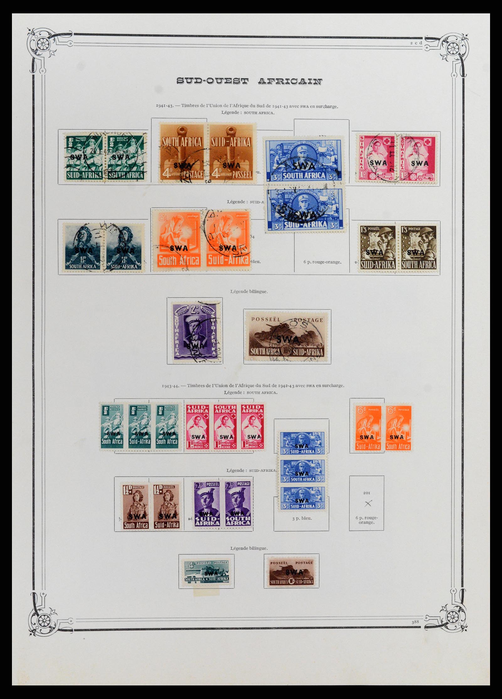 37891 071 - Stamp Collection 37891 South Africa and territories 1910-1980.