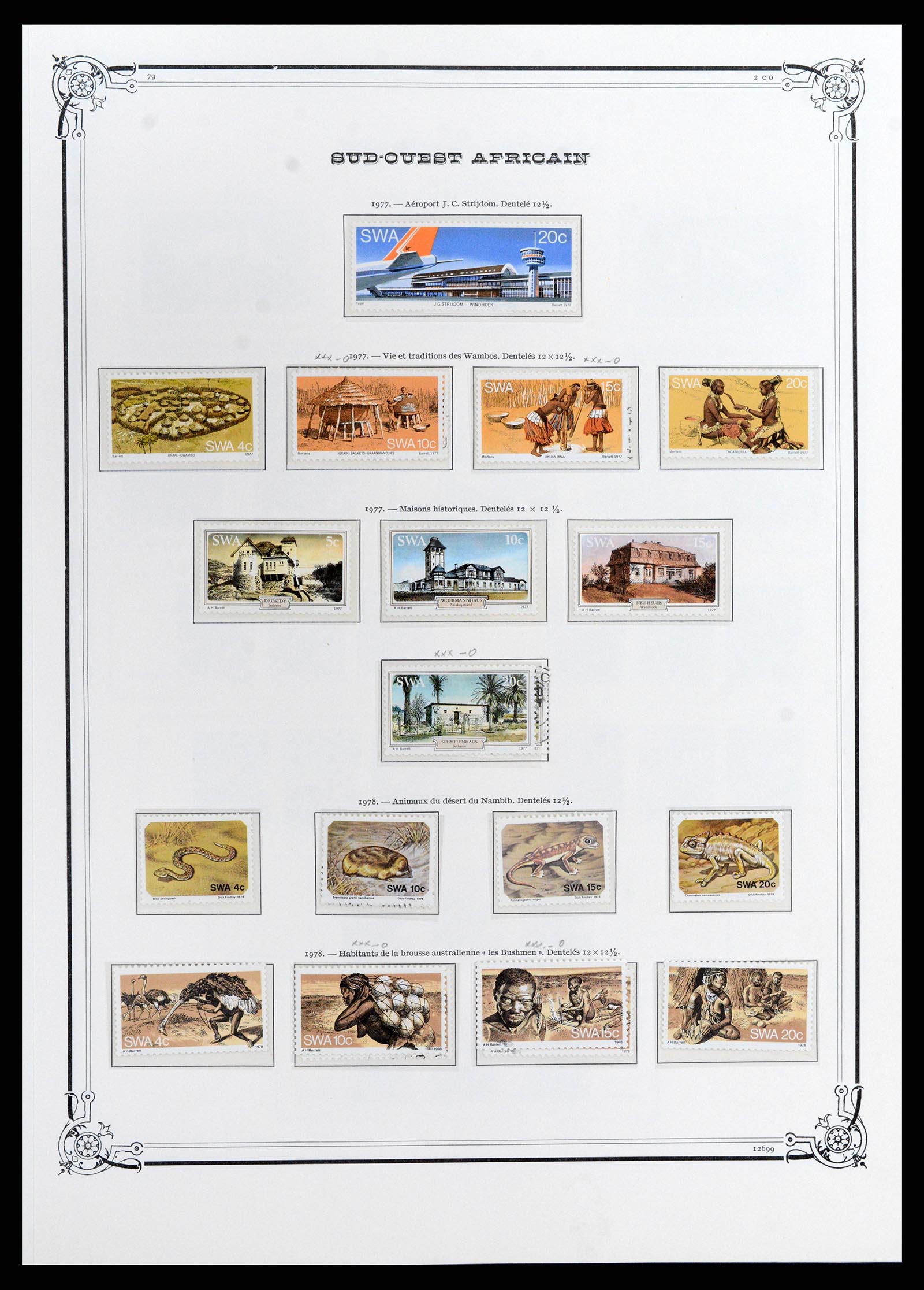 37891 081 - Stamp Collection 37891 South Africa and territories 1910-1980.