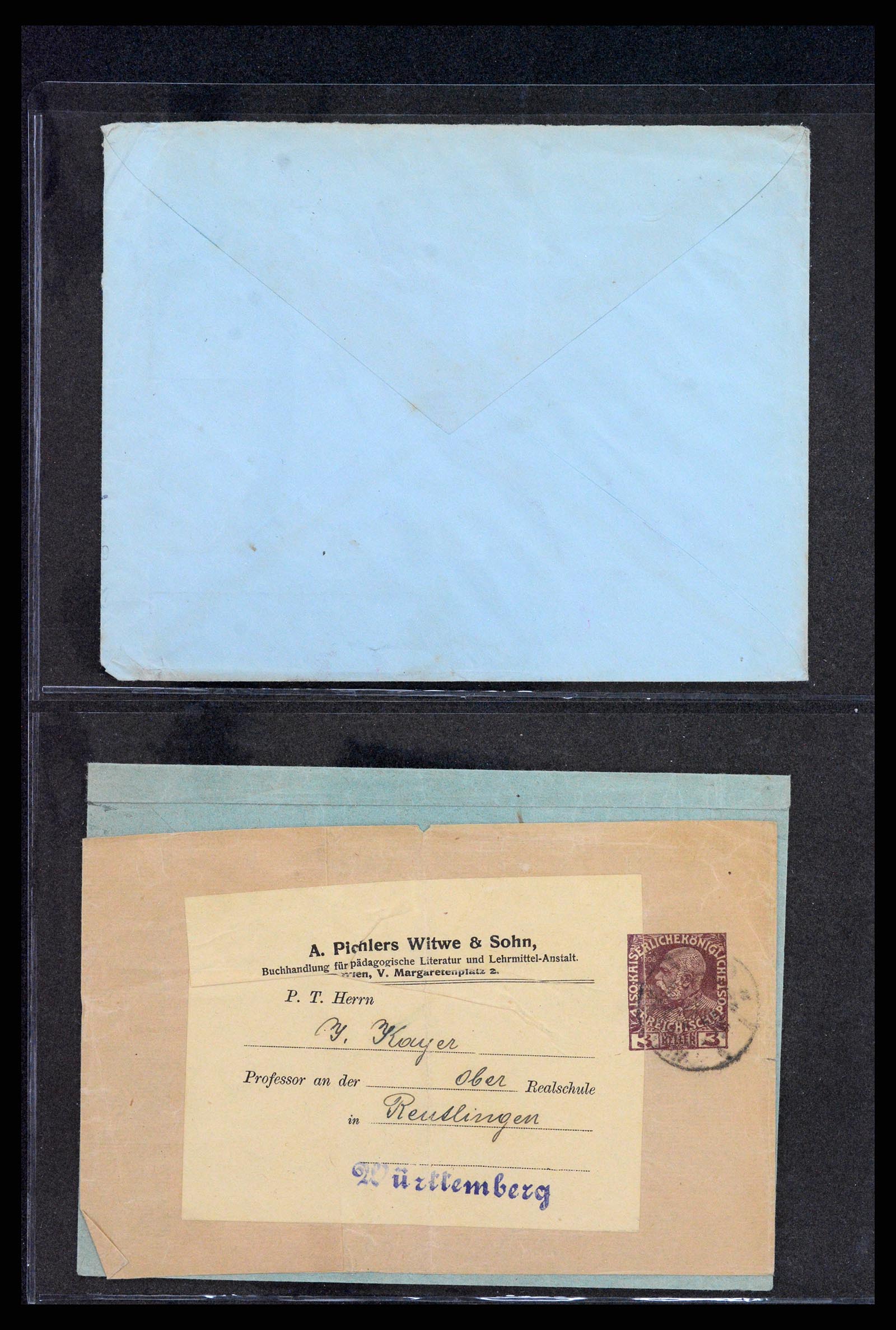 37894 016 - Postzegelverzameling 37894 Oostenrijk brieven 1896-1922.