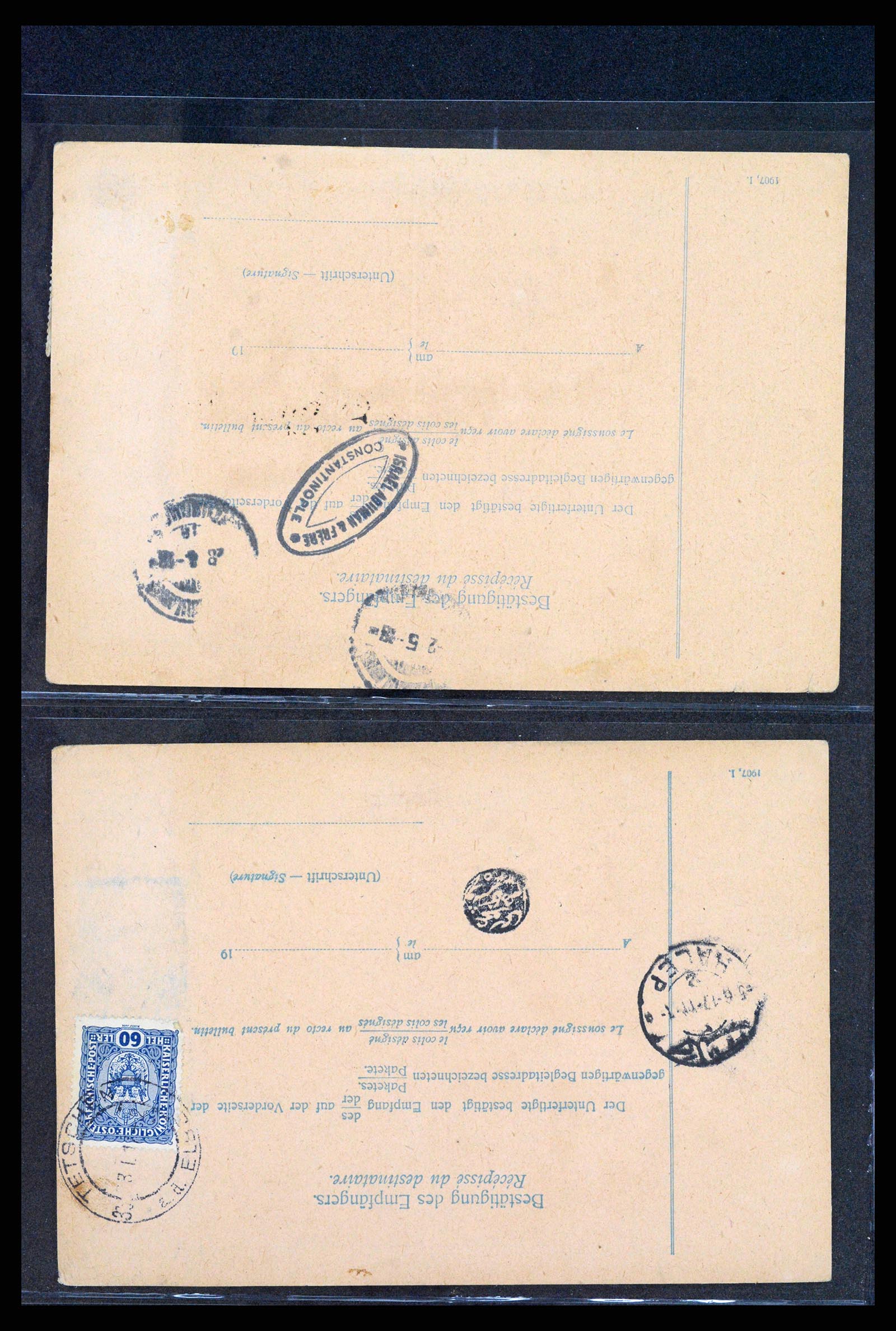 37894 040 - Postzegelverzameling 37894 Oostenrijk brieven 1896-1922.