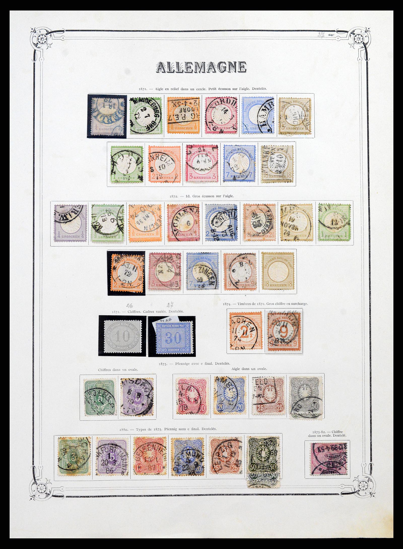 37895 001 - Postzegelverzameling 37895 Duitse Rijk 1872-1945.