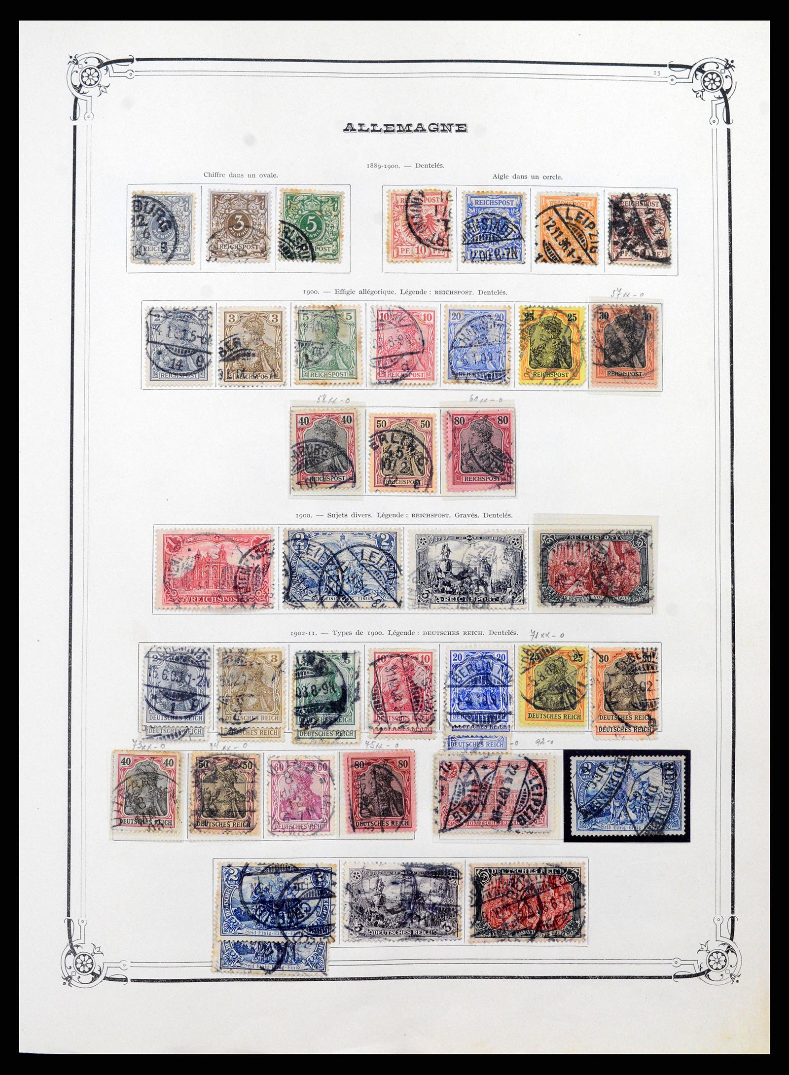 37895 002 - Postzegelverzameling 37895 Duitse Rijk 1872-1945.