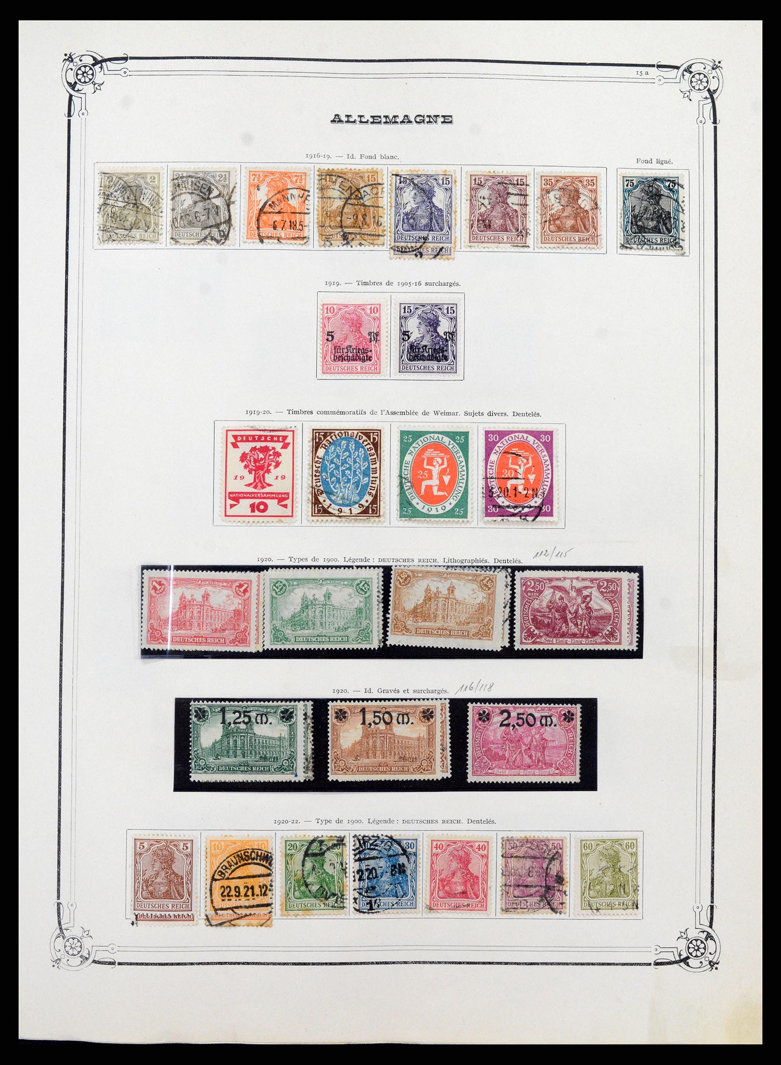 37895 003 - Postzegelverzameling 37895 Duitse Rijk 1872-1945.