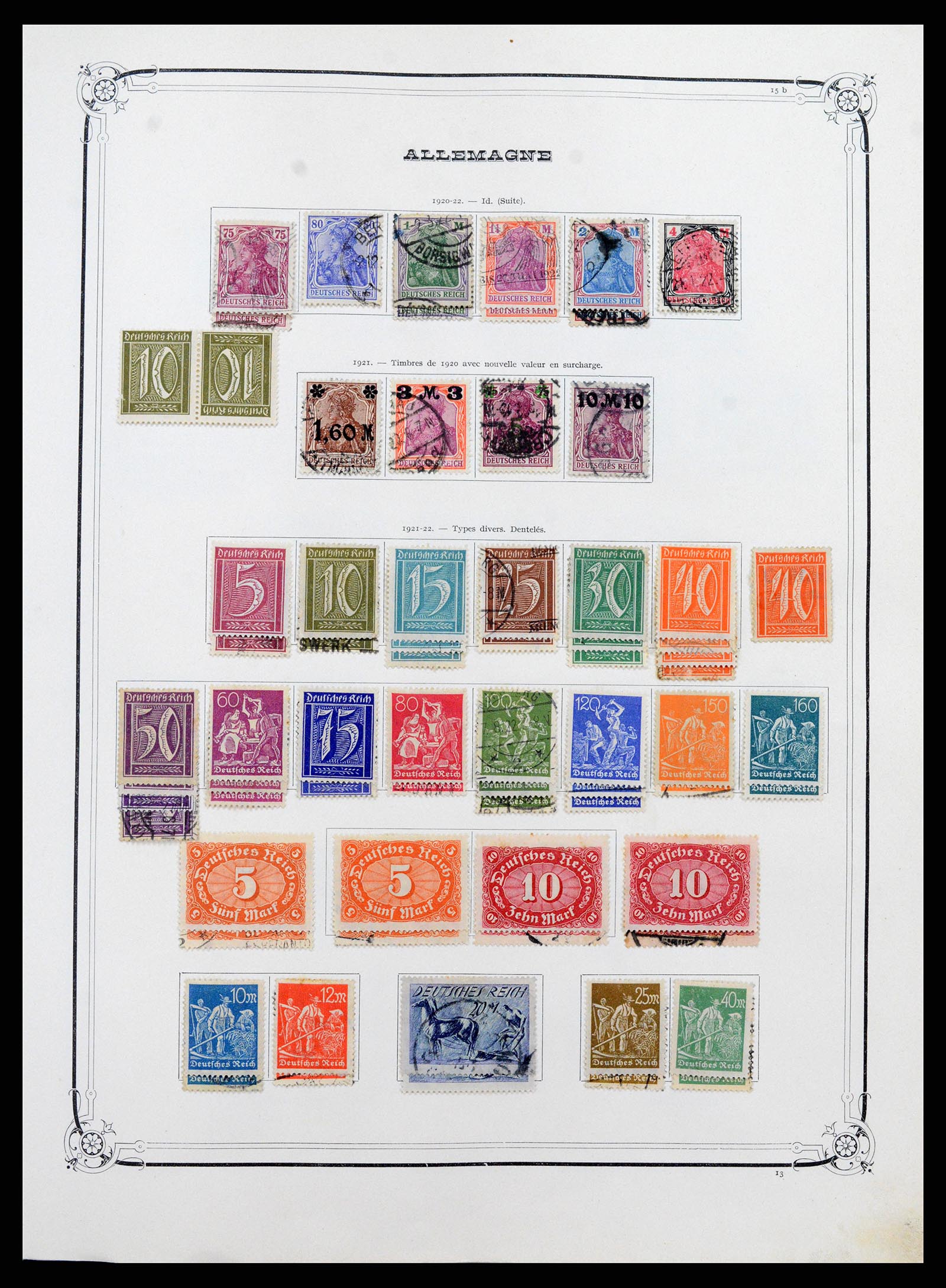 37895 004 - Stamp Collection 37895 Germany Reich 1872-1945.