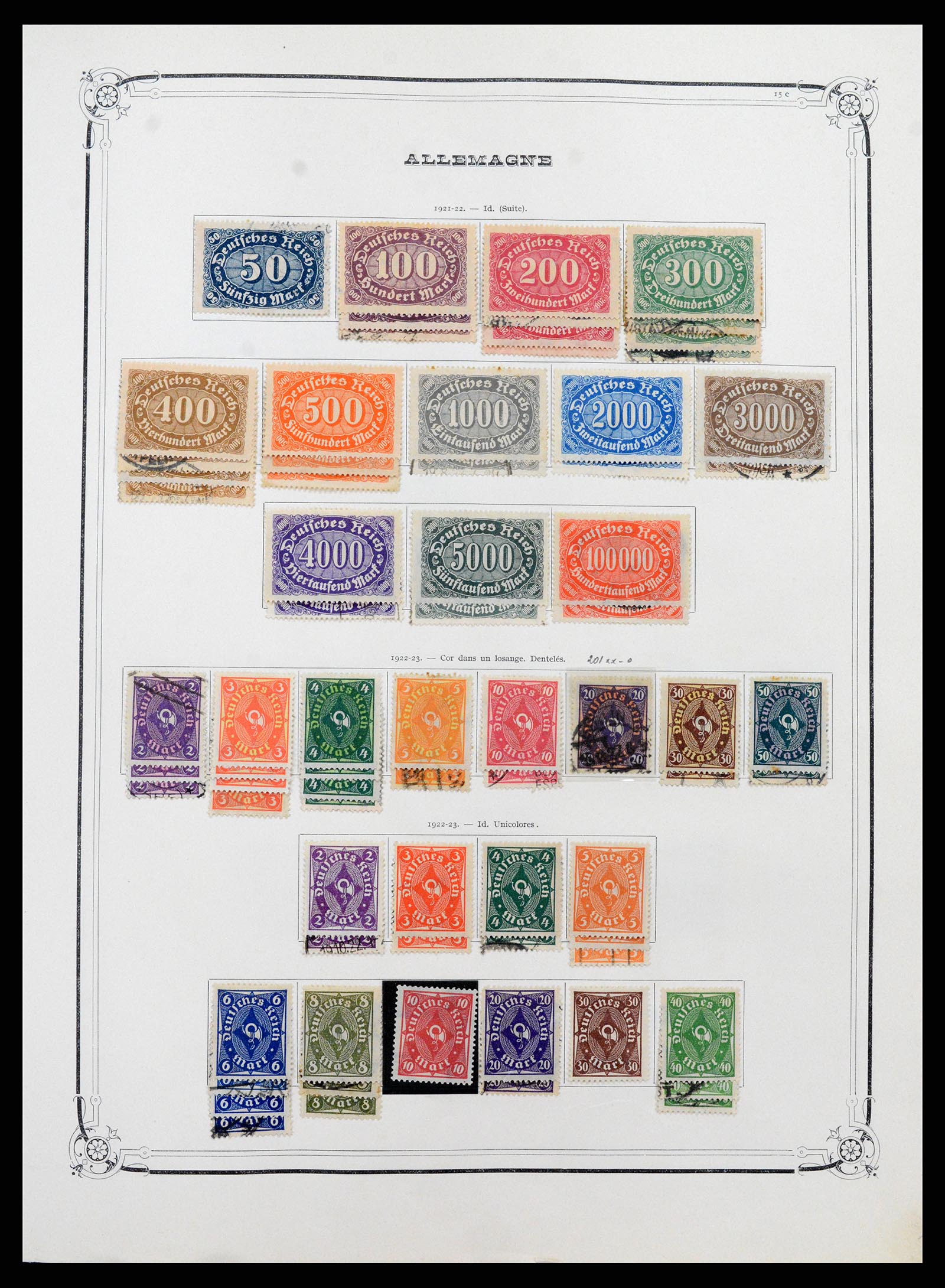 37895 005 - Stamp Collection 37895 Germany Reich 1872-1945.