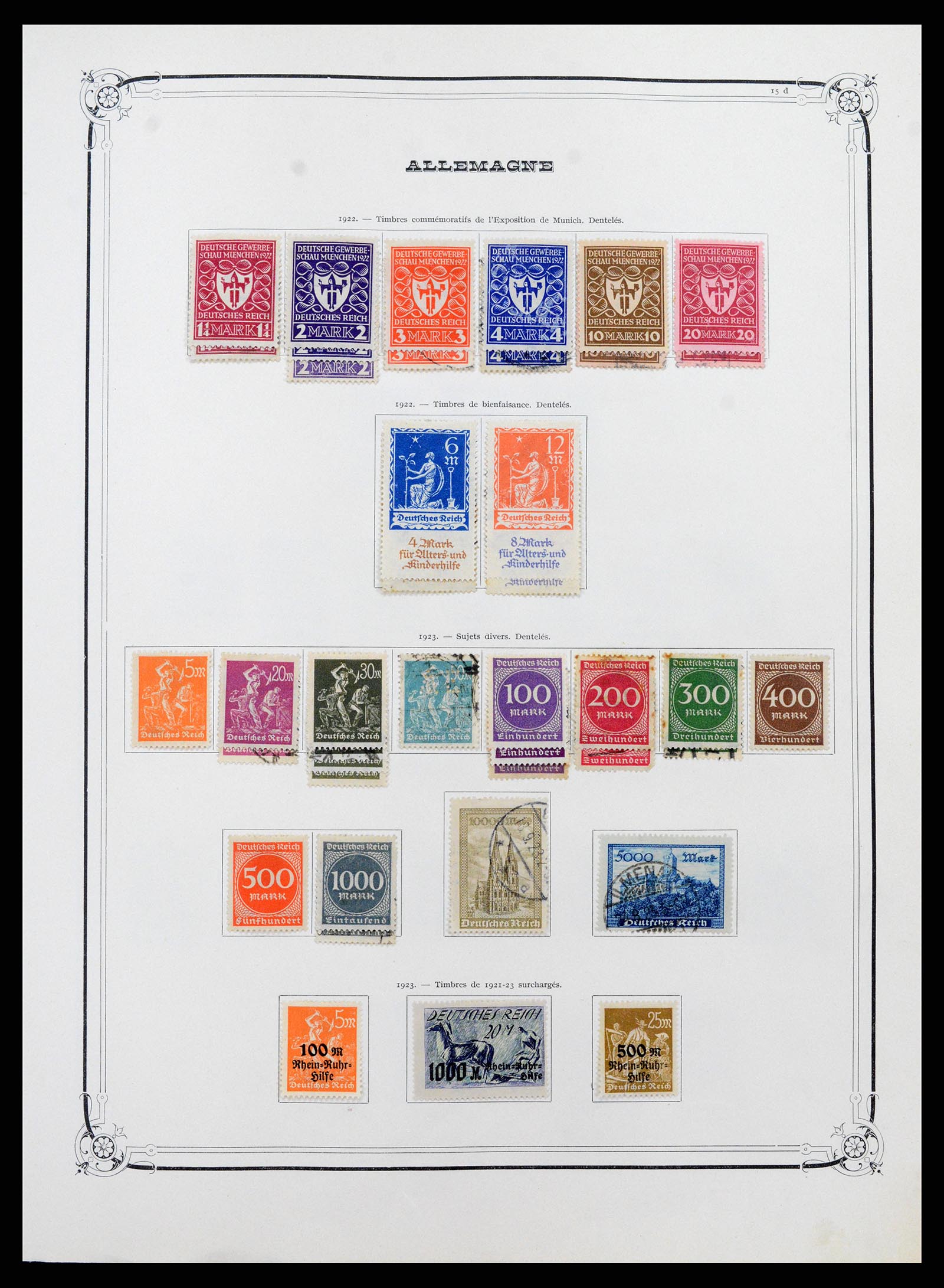 37895 006 - Postzegelverzameling 37895 Duitse Rijk 1872-1945.