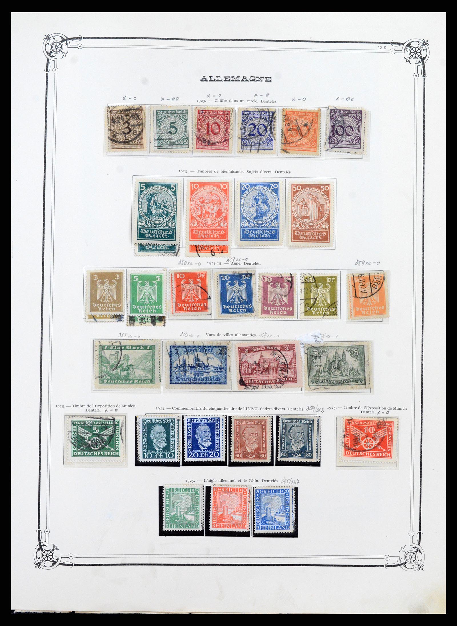 37895 009 - Postzegelverzameling 37895 Duitse Rijk 1872-1945.