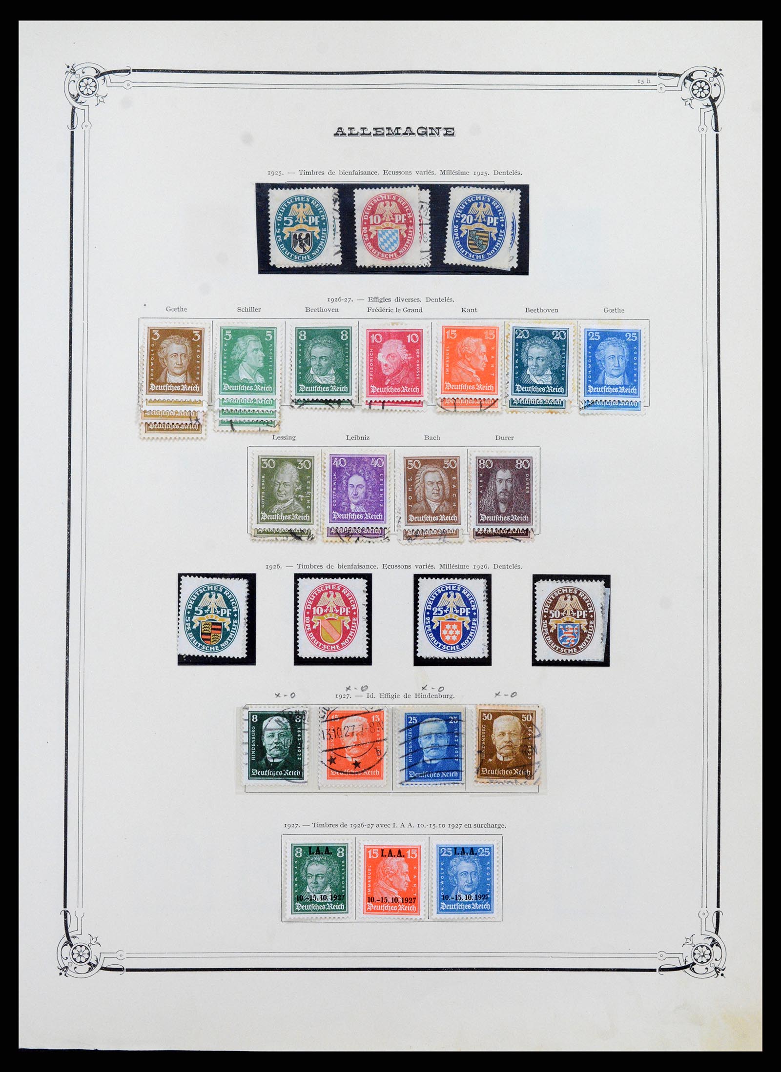 37895 011 - Stamp Collection 37895 Germany Reich 1872-1945.