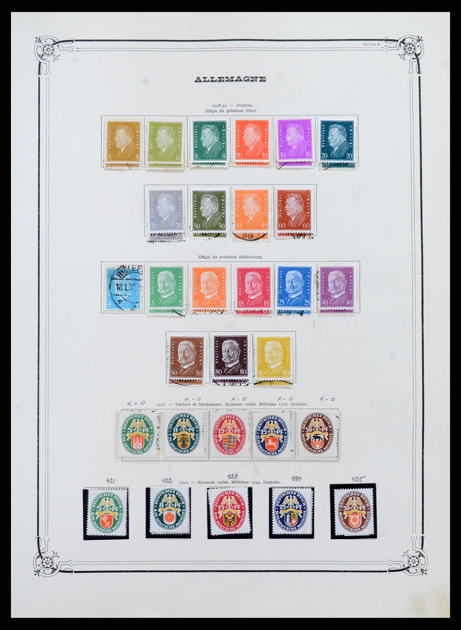 37895 012 - Postzegelverzameling 37895 Duitse Rijk 1872-1945.